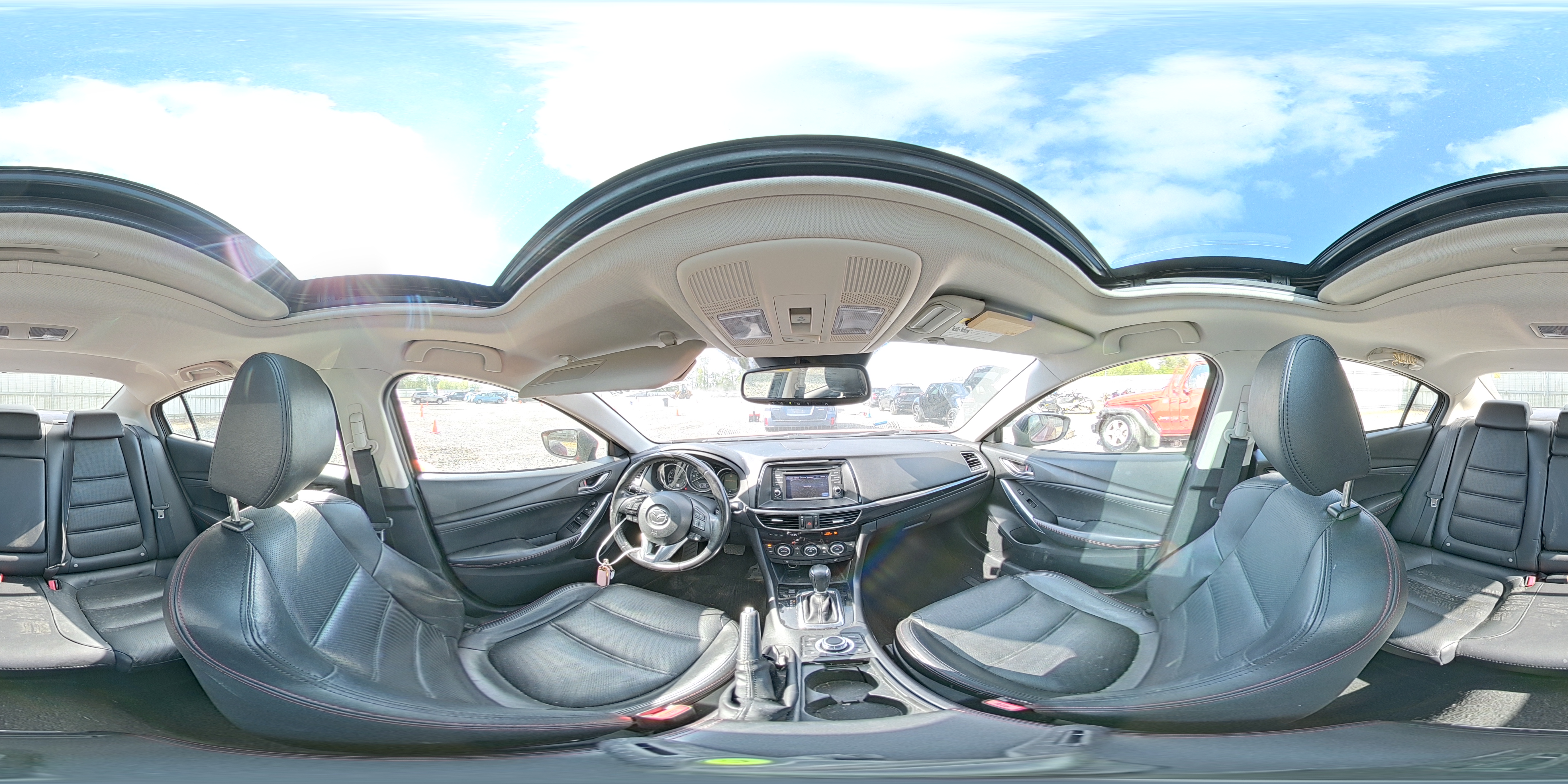 2014 Mazda 6 Grand Touring Red vin: JM1GJ1W67E1140934