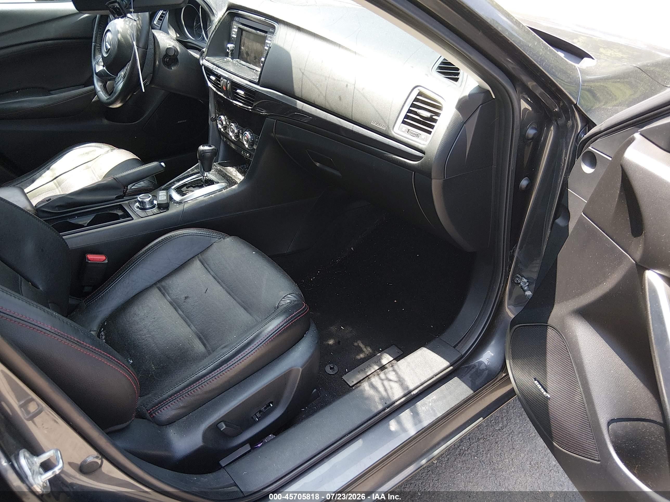 2014 Mazda Mazda6 I Grand Touring Gray vin: JM1GJ1W67E1147236