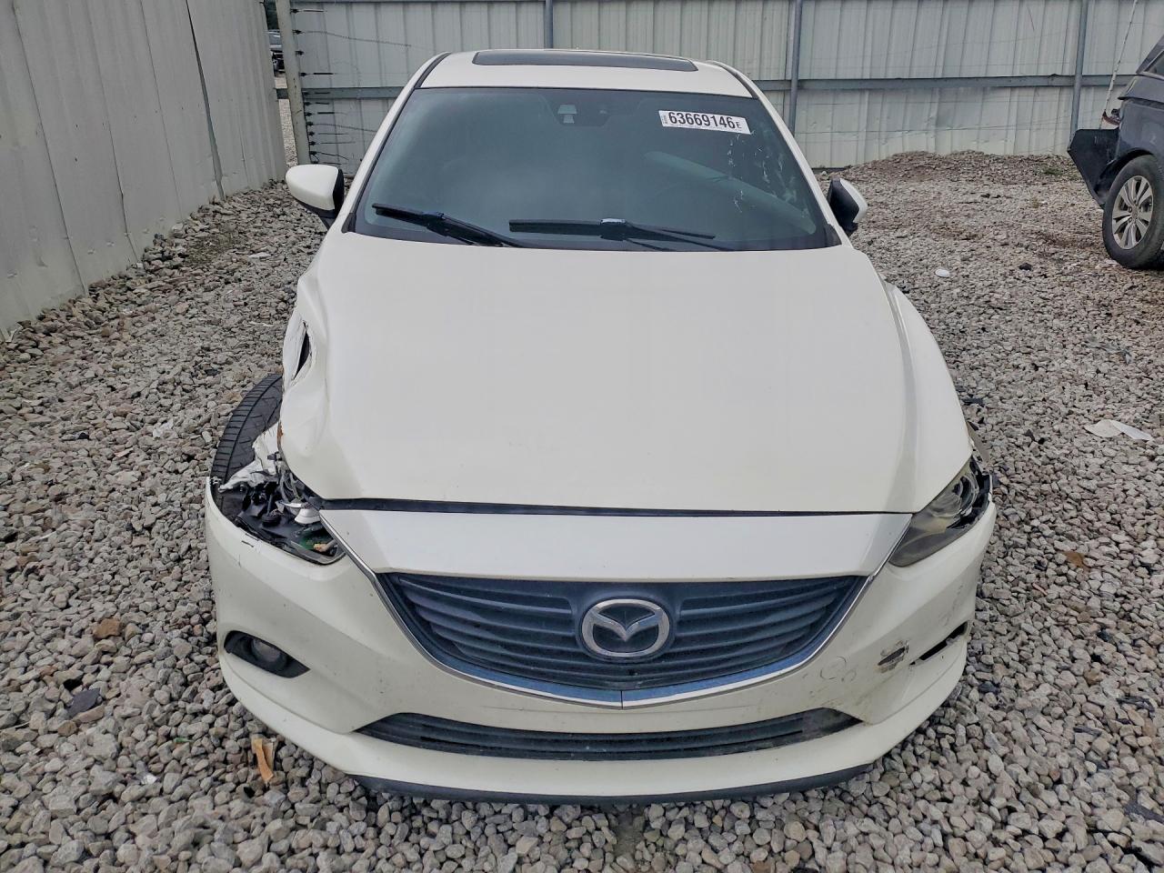 2014 Mazda 6 Grand Touring White vin: JM1GJ1W68E1115430