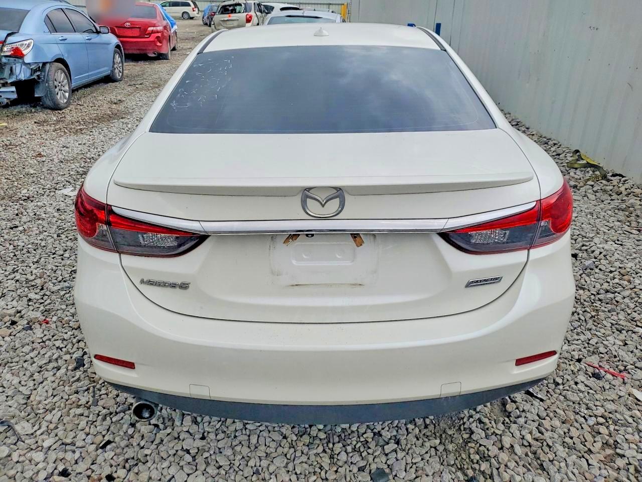 2014 Mazda 6 Grand Touring White vin: JM1GJ1W68E1115430
