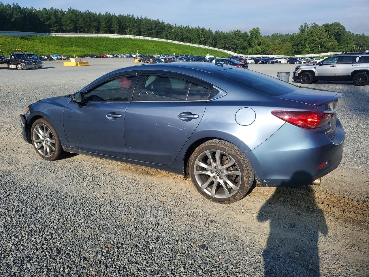 2014 Mazda 6 Grand Touring Синий vin: JM1GJ1W68E1130414