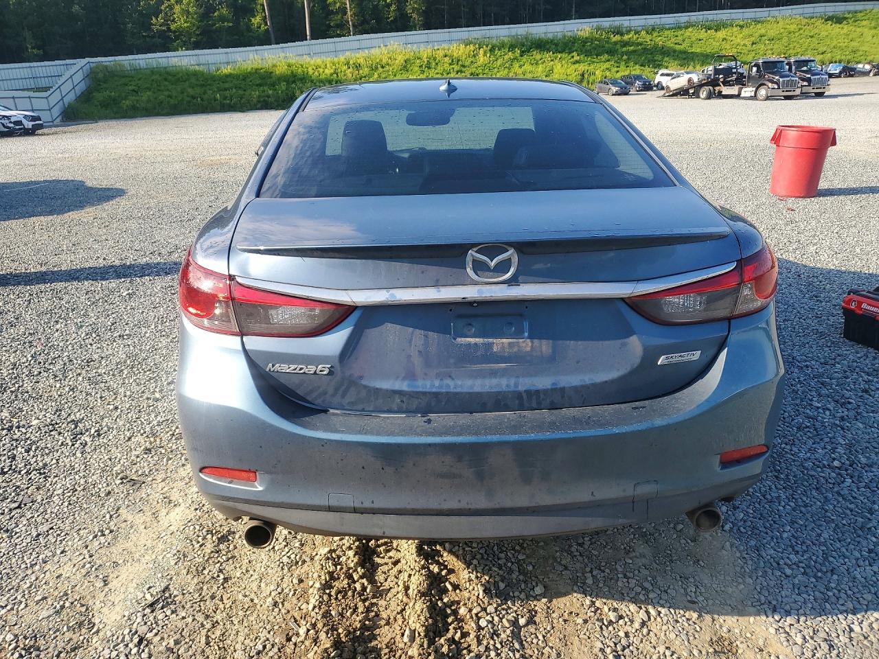 2014 Mazda 6 Grand Touring Синий vin: JM1GJ1W68E1130414