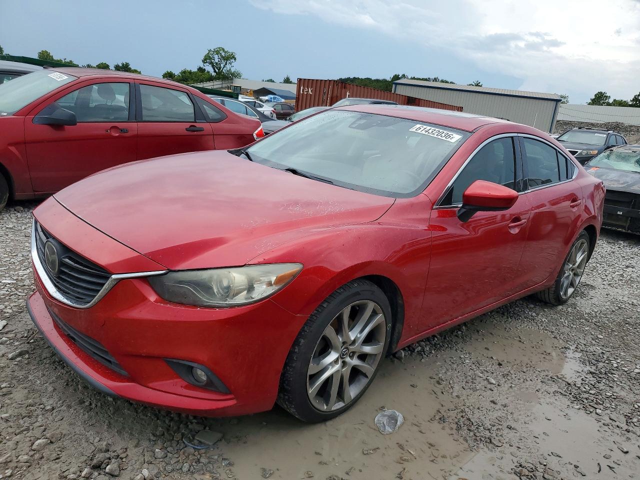 2014 Mazda 6 Grand Touring Red vin: JM1GJ1W68E1139632