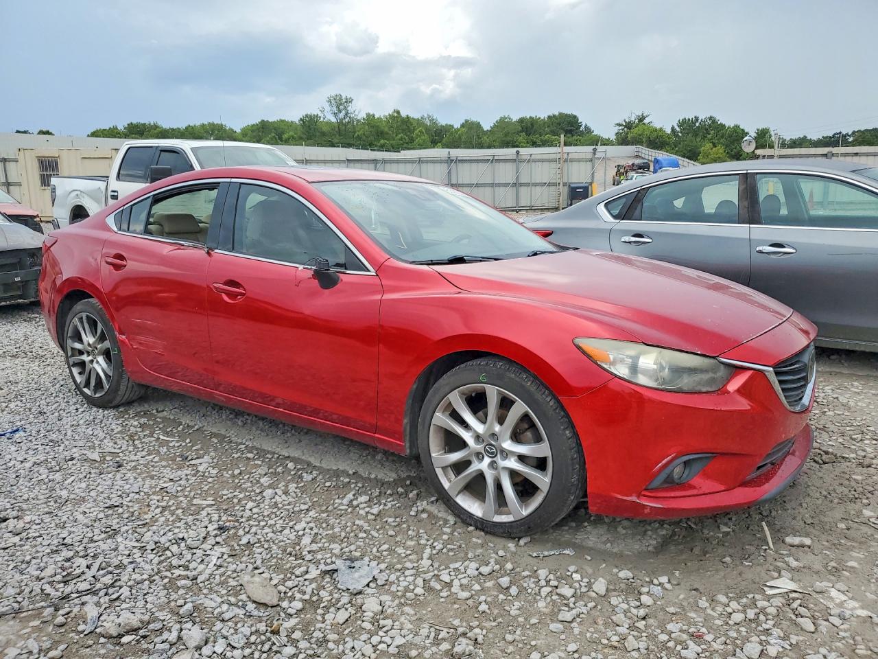 2014 Mazda 6 Grand Touring Red vin: JM1GJ1W68E1139632