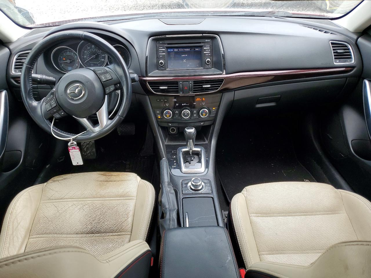 2014 Mazda 6 Grand Touring Red vin: JM1GJ1W68E1139632