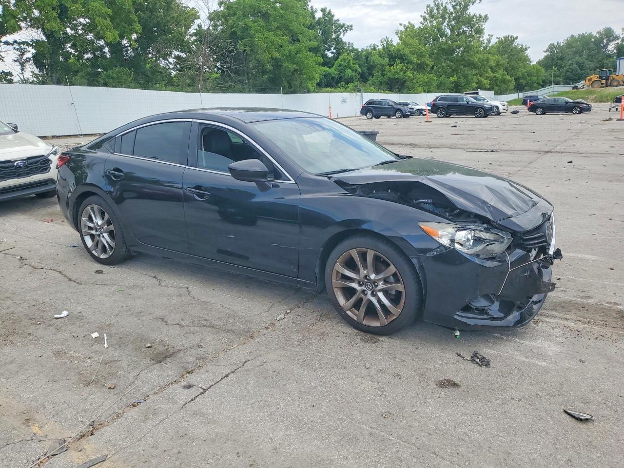 2014 Mazda 6 Grand Touring Black vin: JM1GJ1W68E1145799