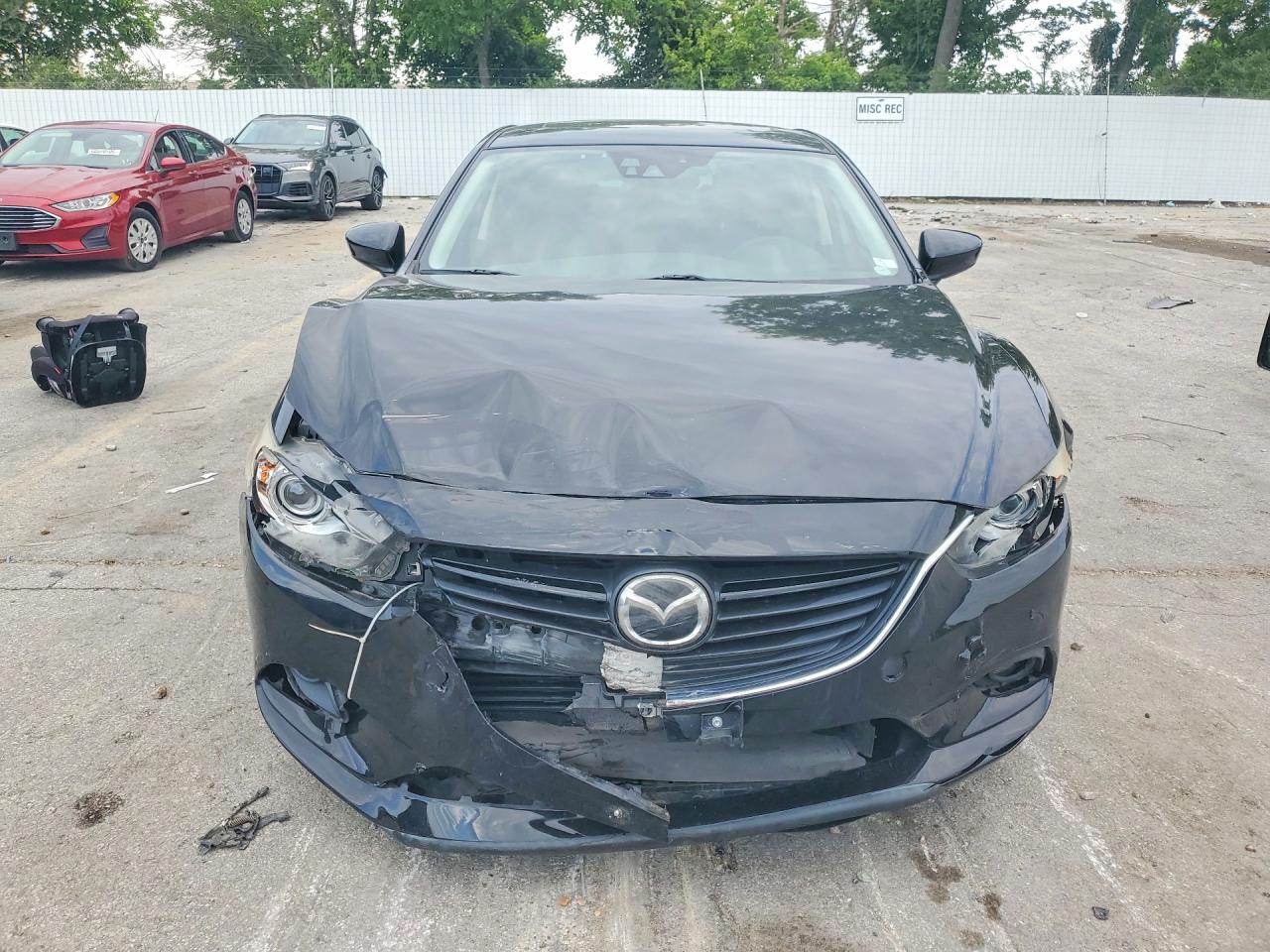 2014 Mazda 6 Grand Touring Black vin: JM1GJ1W68E1145799