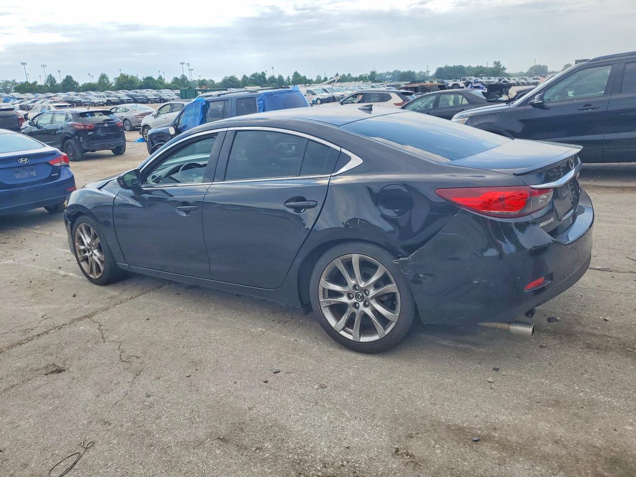 2014 Mazda 6 Grand Touring Black vin: JM1GJ1W68E1145799