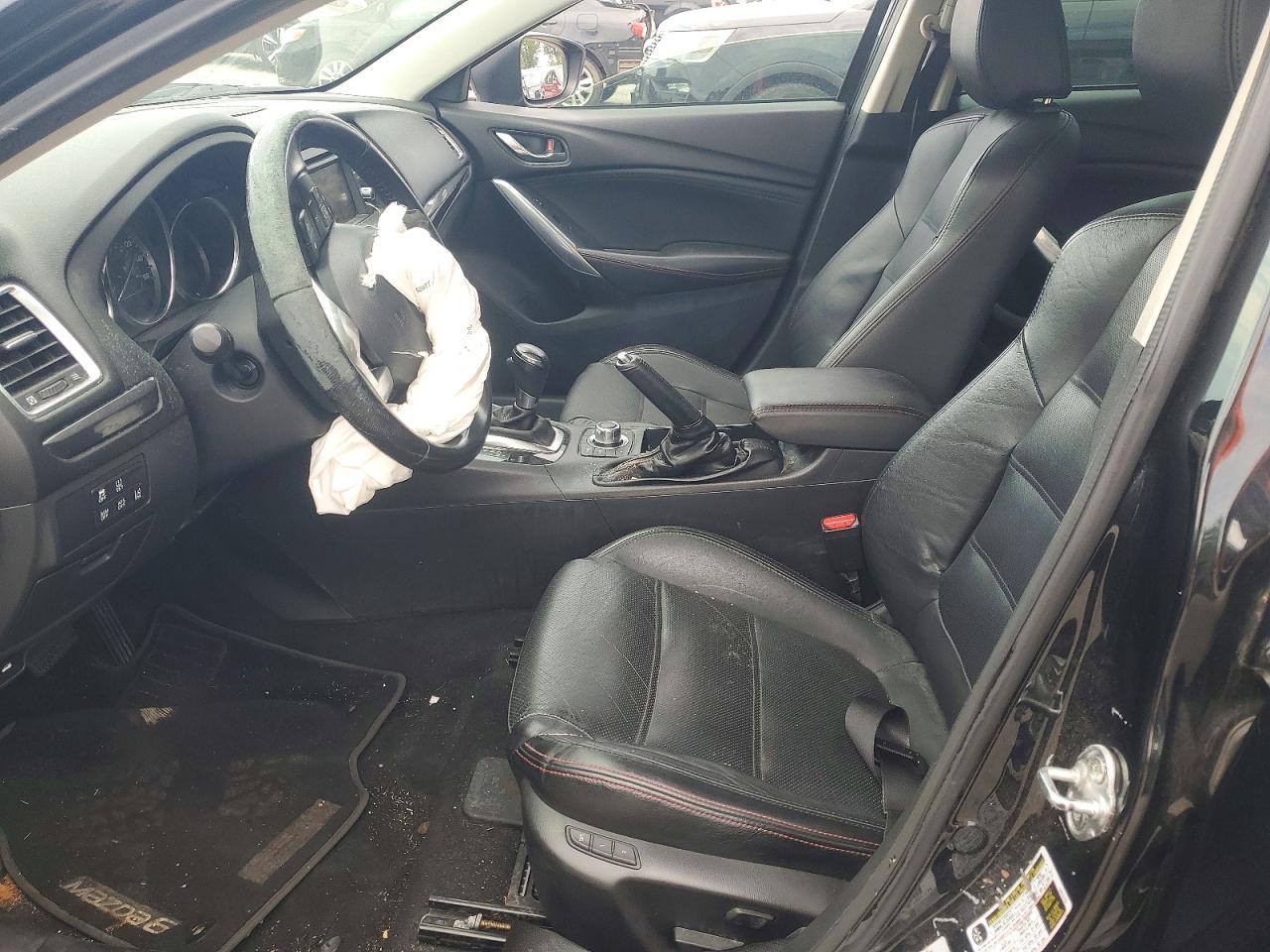 2014 Mazda 6 Grand Touring Black vin: JM1GJ1W68E1145799