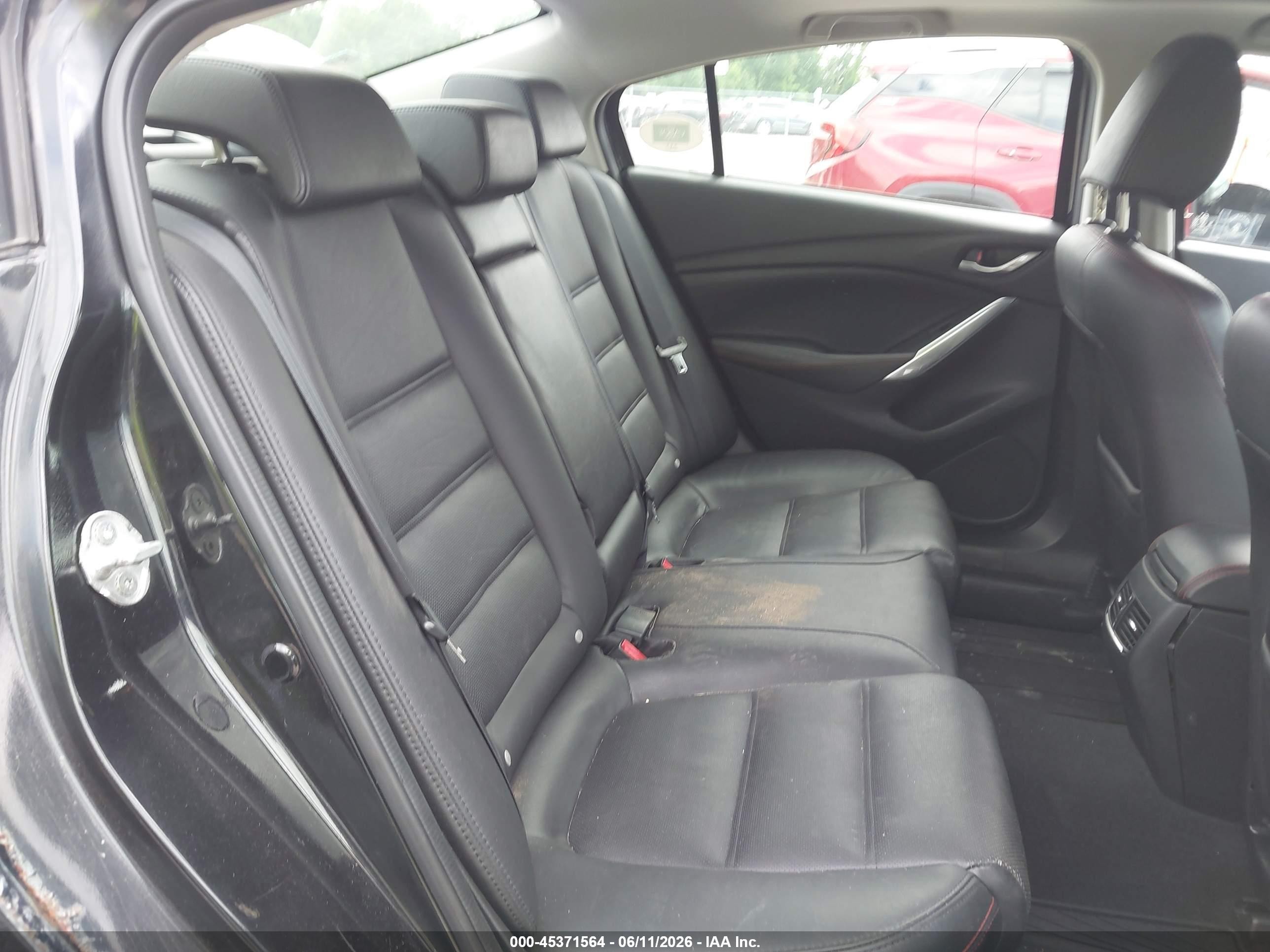 2014 Mazda Mazda6 I Grand Touring Black vin: JM1GJ1W68E1148802