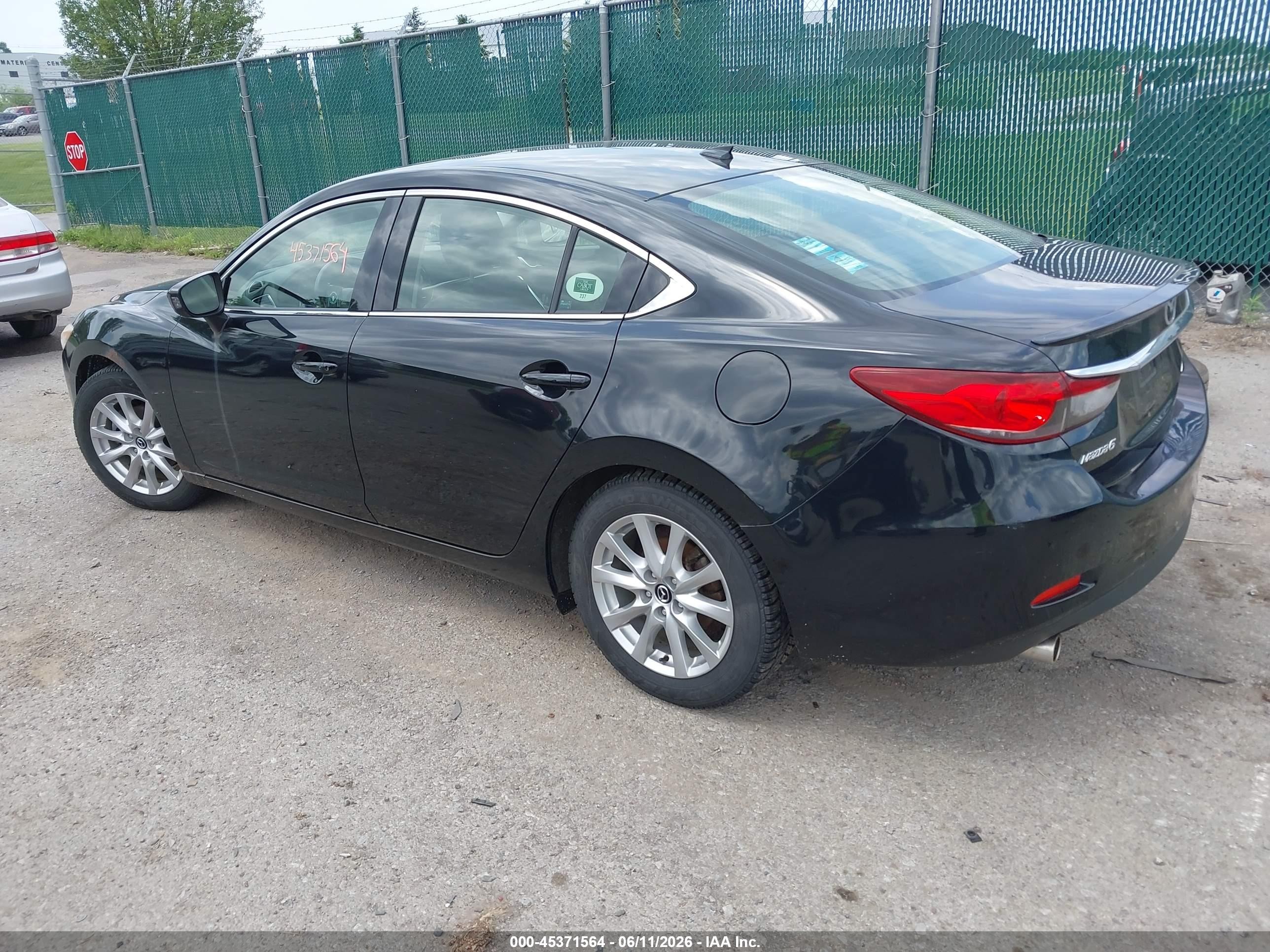 2014 Mazda Mazda6 I Grand Touring Black vin: JM1GJ1W68E1148802