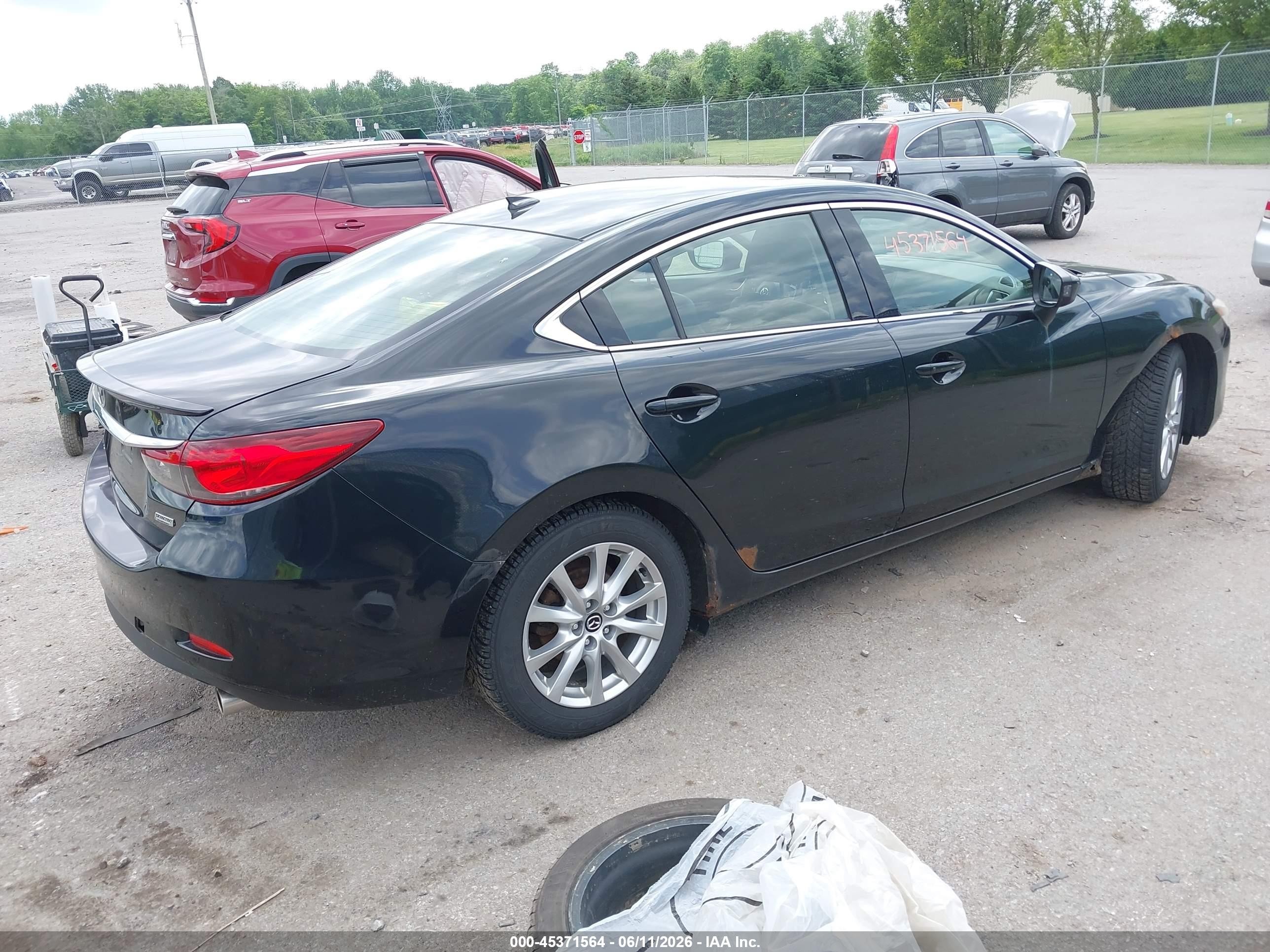 2014 Mazda Mazda6 I Grand Touring Black vin: JM1GJ1W68E1148802