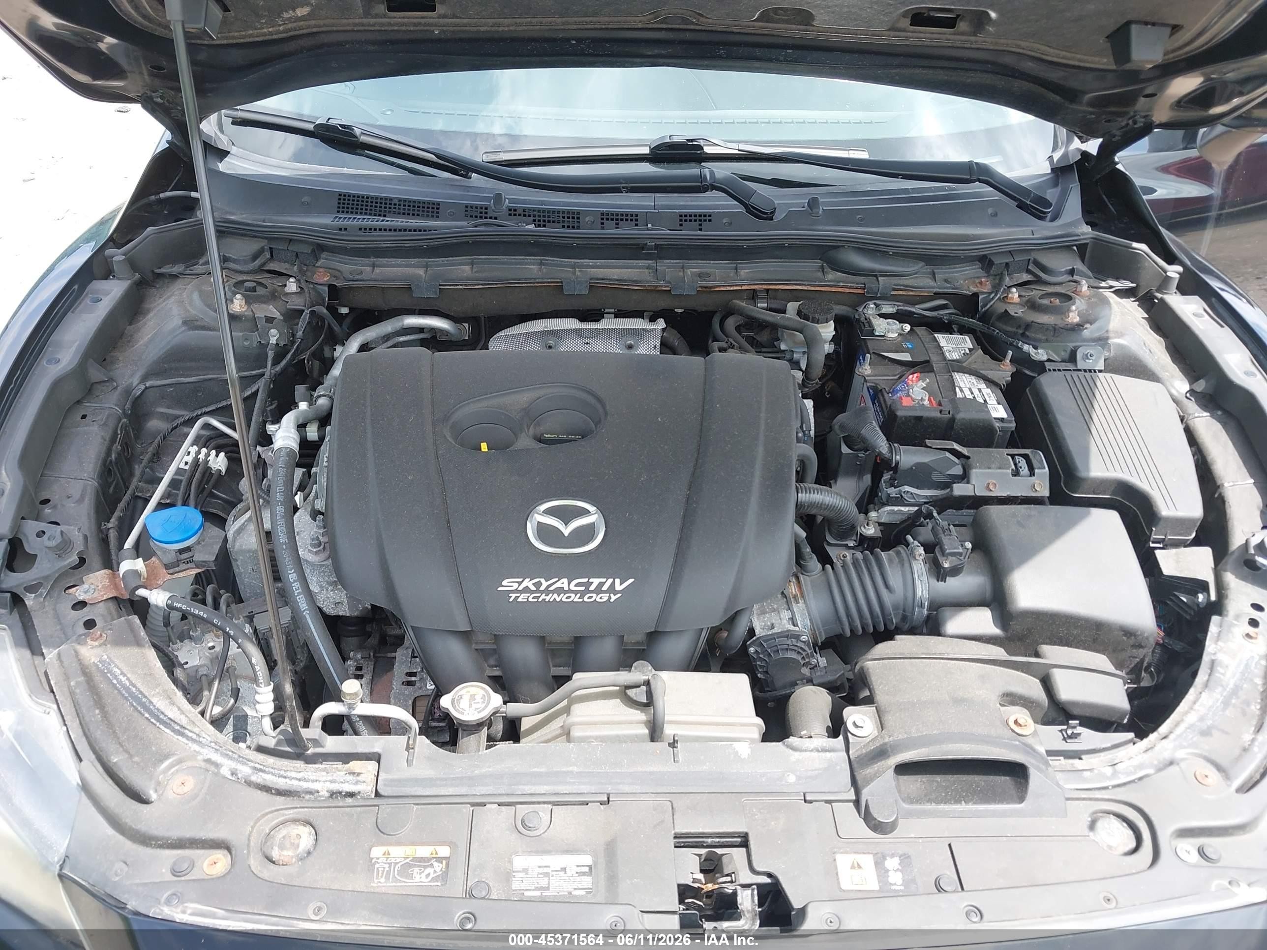 2014 Mazda Mazda6 I Grand Touring Black vin: JM1GJ1W68E1148802