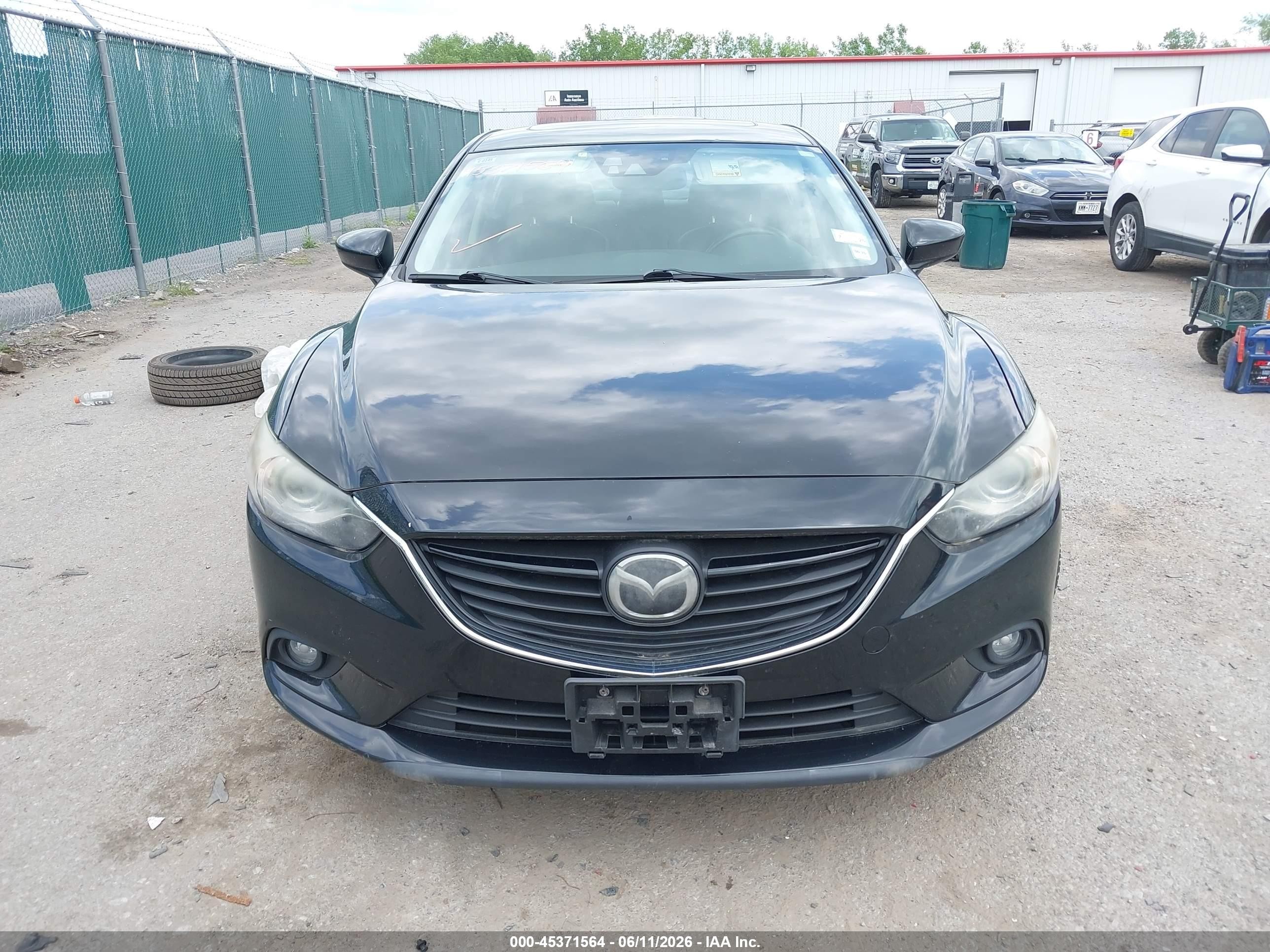 2014 Mazda Mazda6 I Grand Touring Black vin: JM1GJ1W68E1148802
