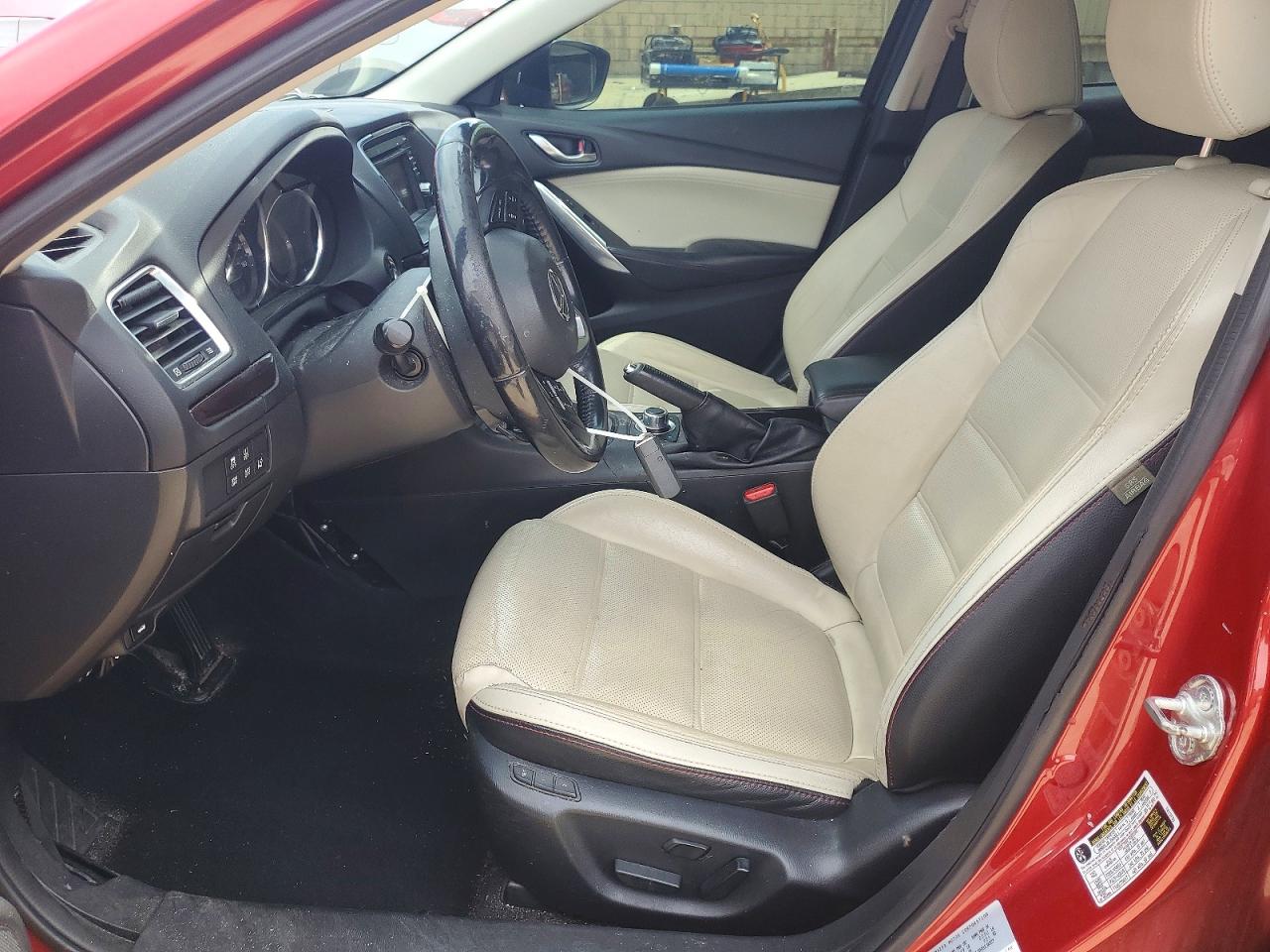 2015 Mazda 6 Grand Touring Красный vin: JM1GJ1W68F1171174
