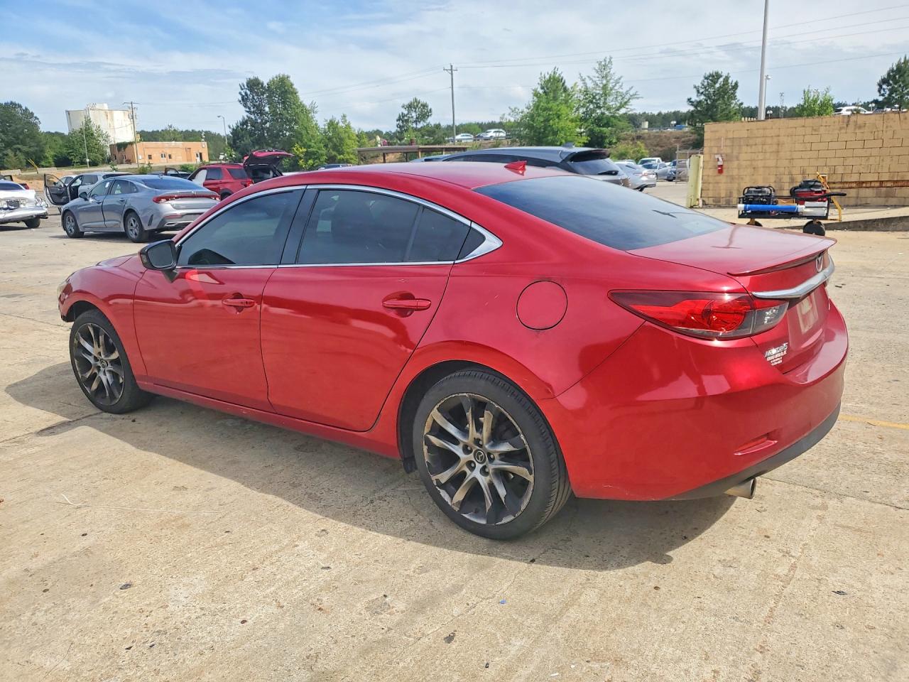 2015 Mazda 6 Grand Touring Красный vin: JM1GJ1W68F1171174