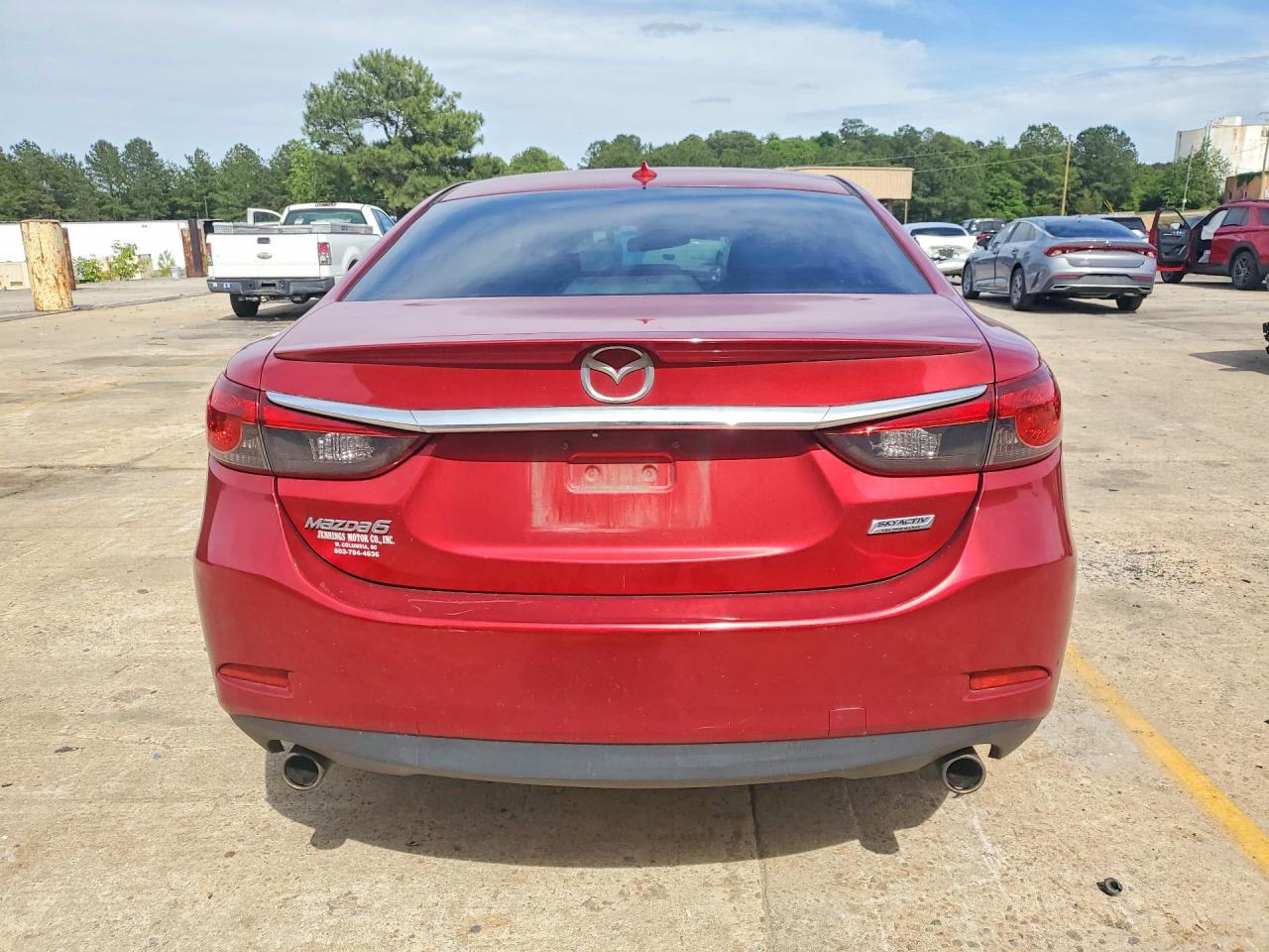 2015 Mazda 6 Grand Touring Красный vin: JM1GJ1W68F1171174