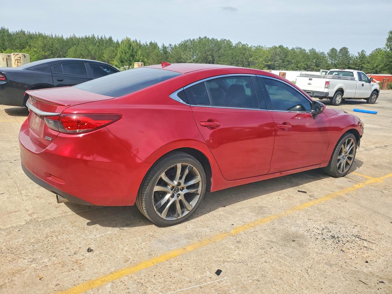 2015 Mazda 6 Grand Touring Красный vin: JM1GJ1W68F1171174