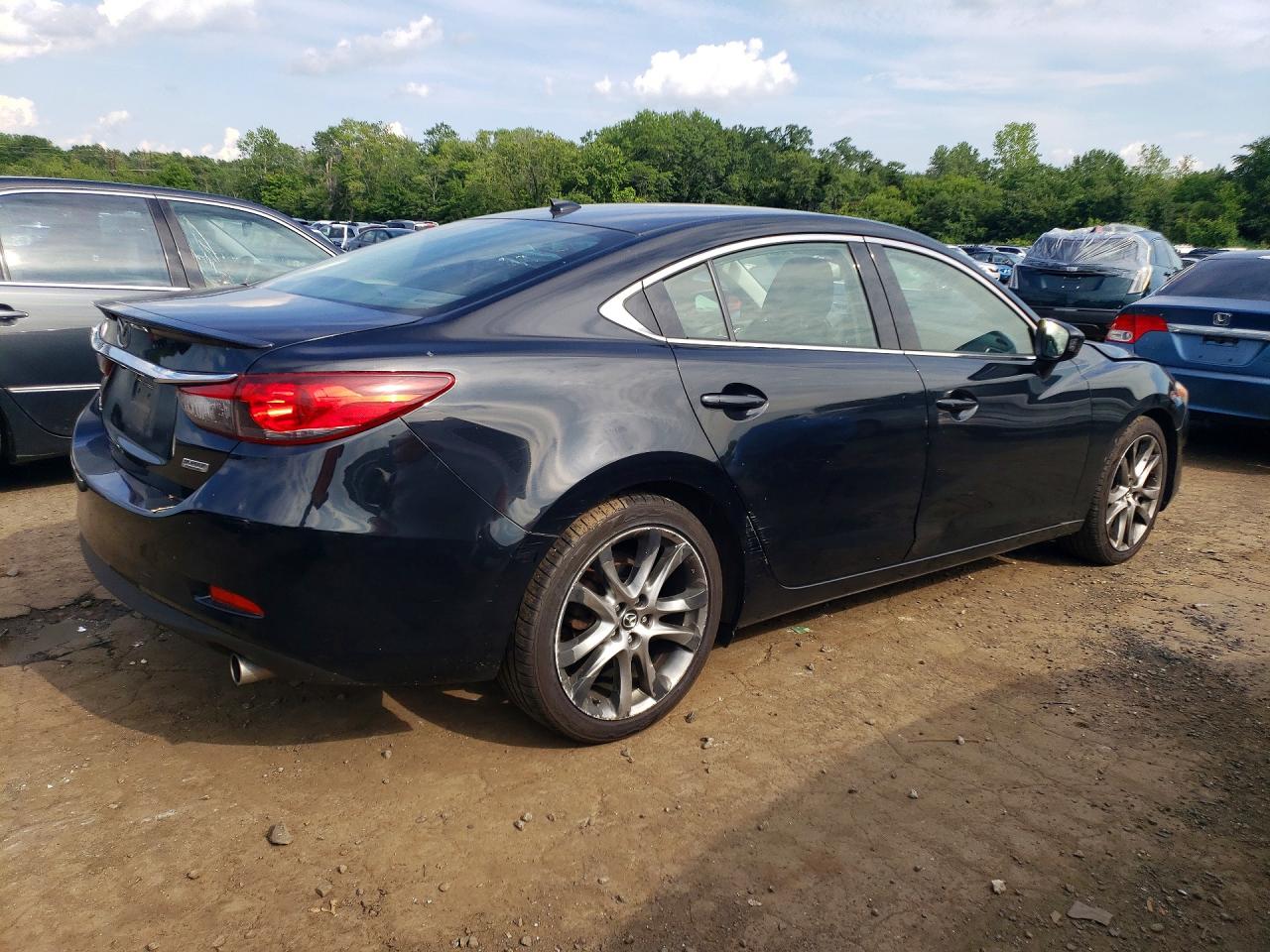 2014 Mazda 6 Grand Touring Black vin: JM1GJ1W69E1117543