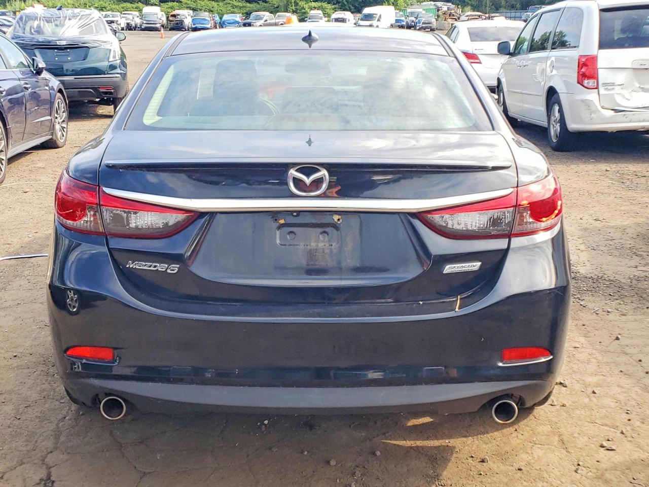 2014 Mazda 6 Grand Touring Black vin: JM1GJ1W69E1117543