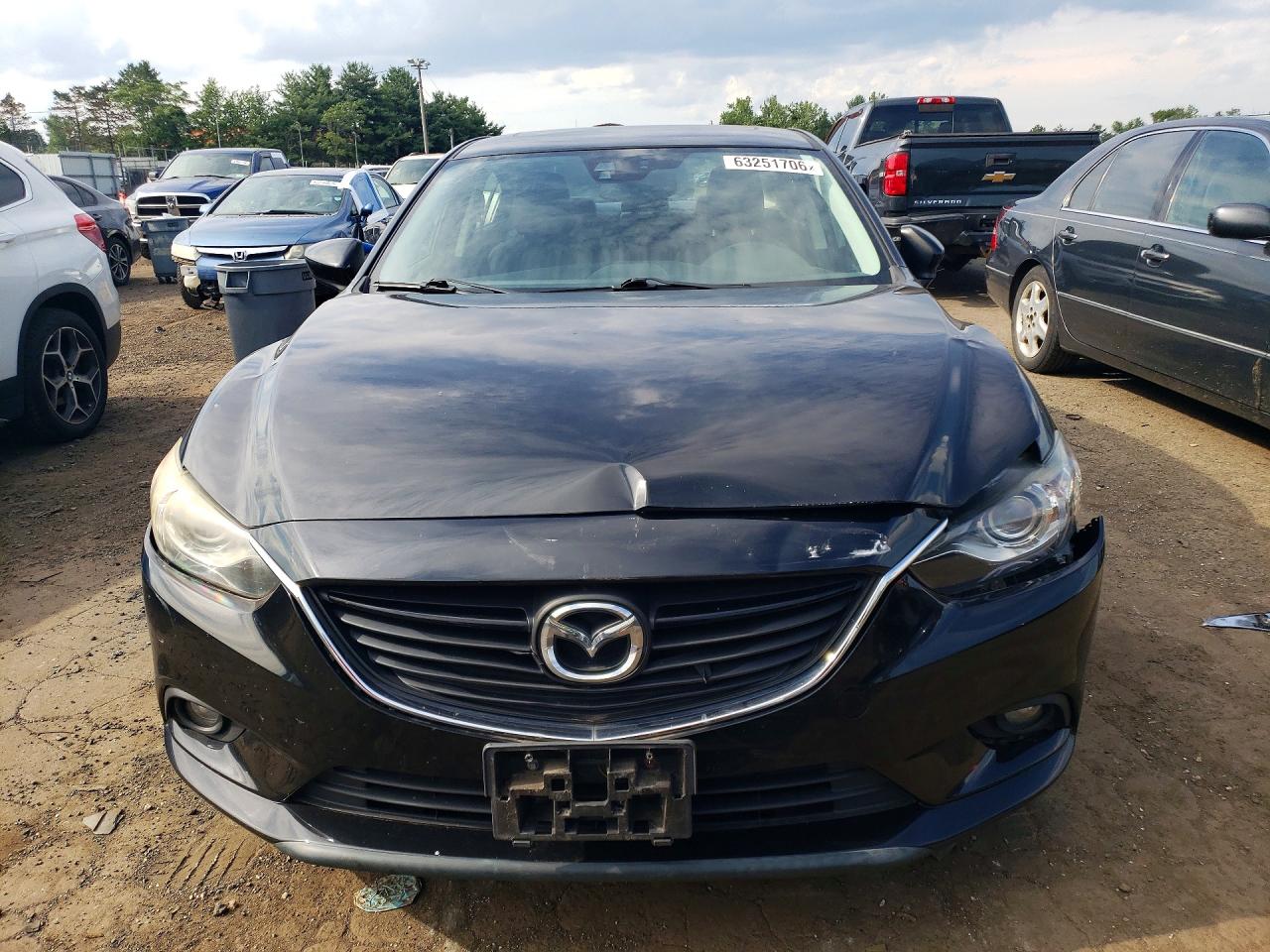 2014 Mazda 6 Grand Touring Black vin: JM1GJ1W69E1117543