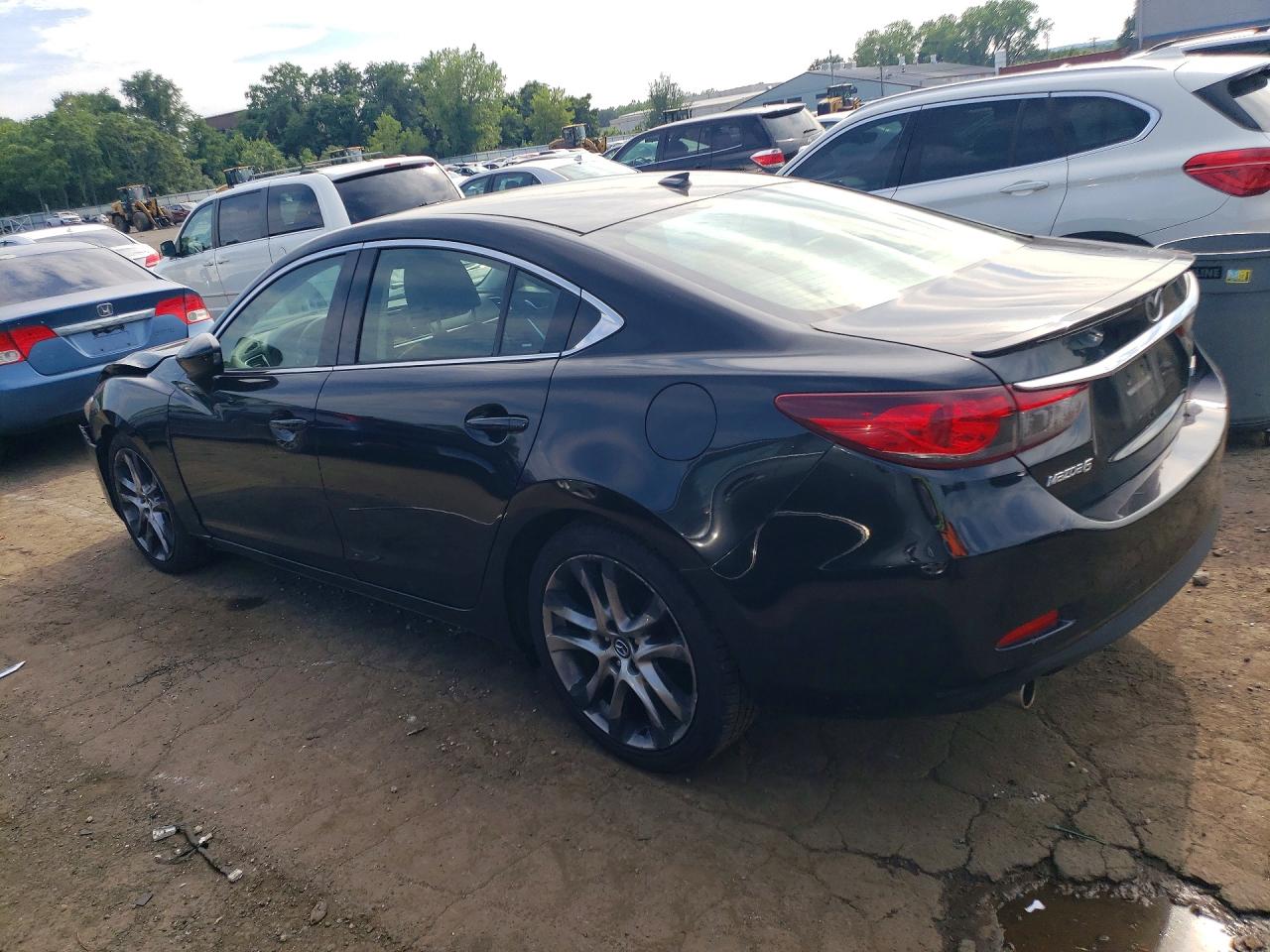 2014 Mazda 6 Grand Touring Black vin: JM1GJ1W69E1117543