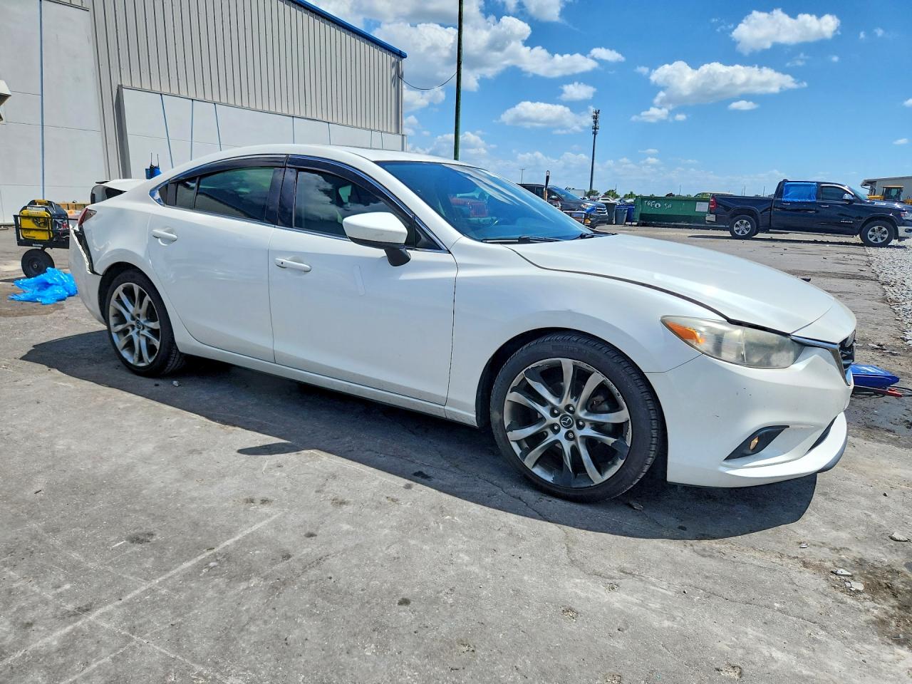 2014 Mazda 6 Grand Touring White vin: JM1GJ1W69E1127571