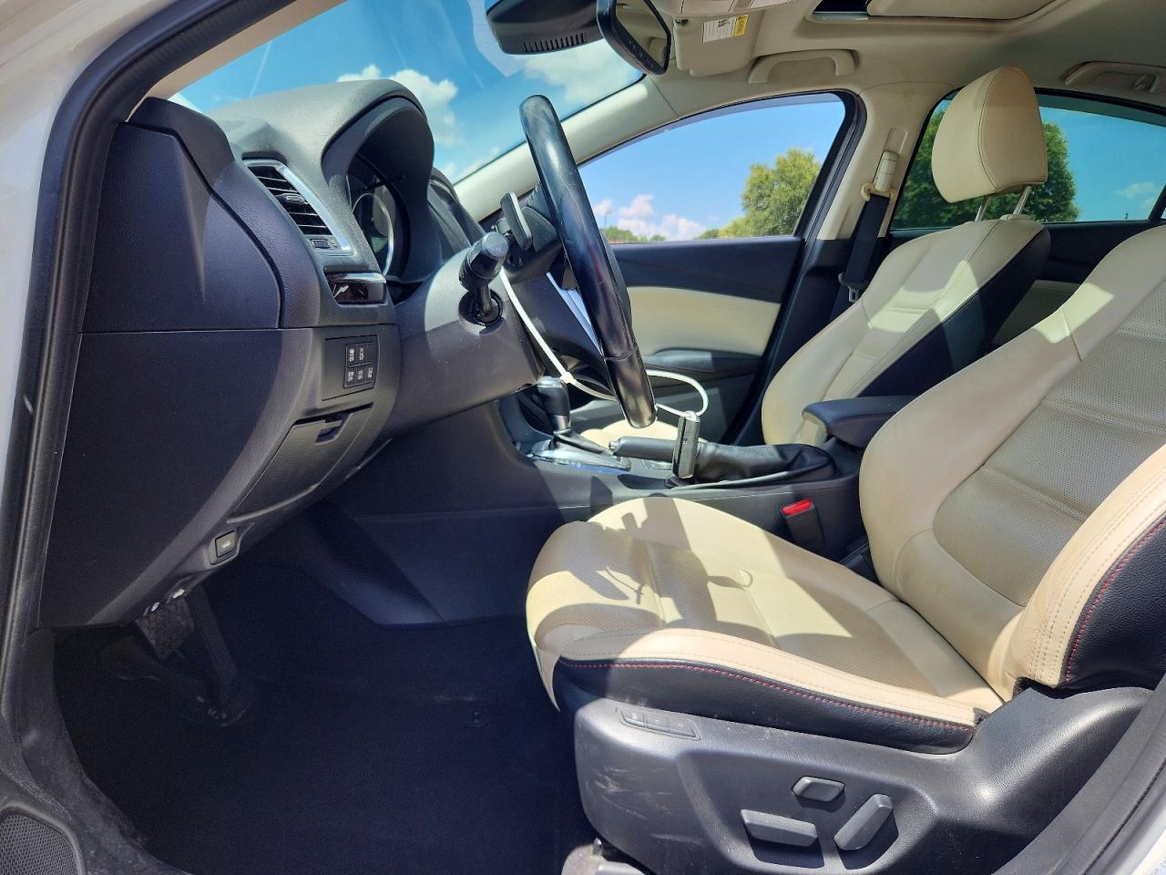 2014 Mazda 6 Grand Touring White vin: JM1GJ1W69E1127571