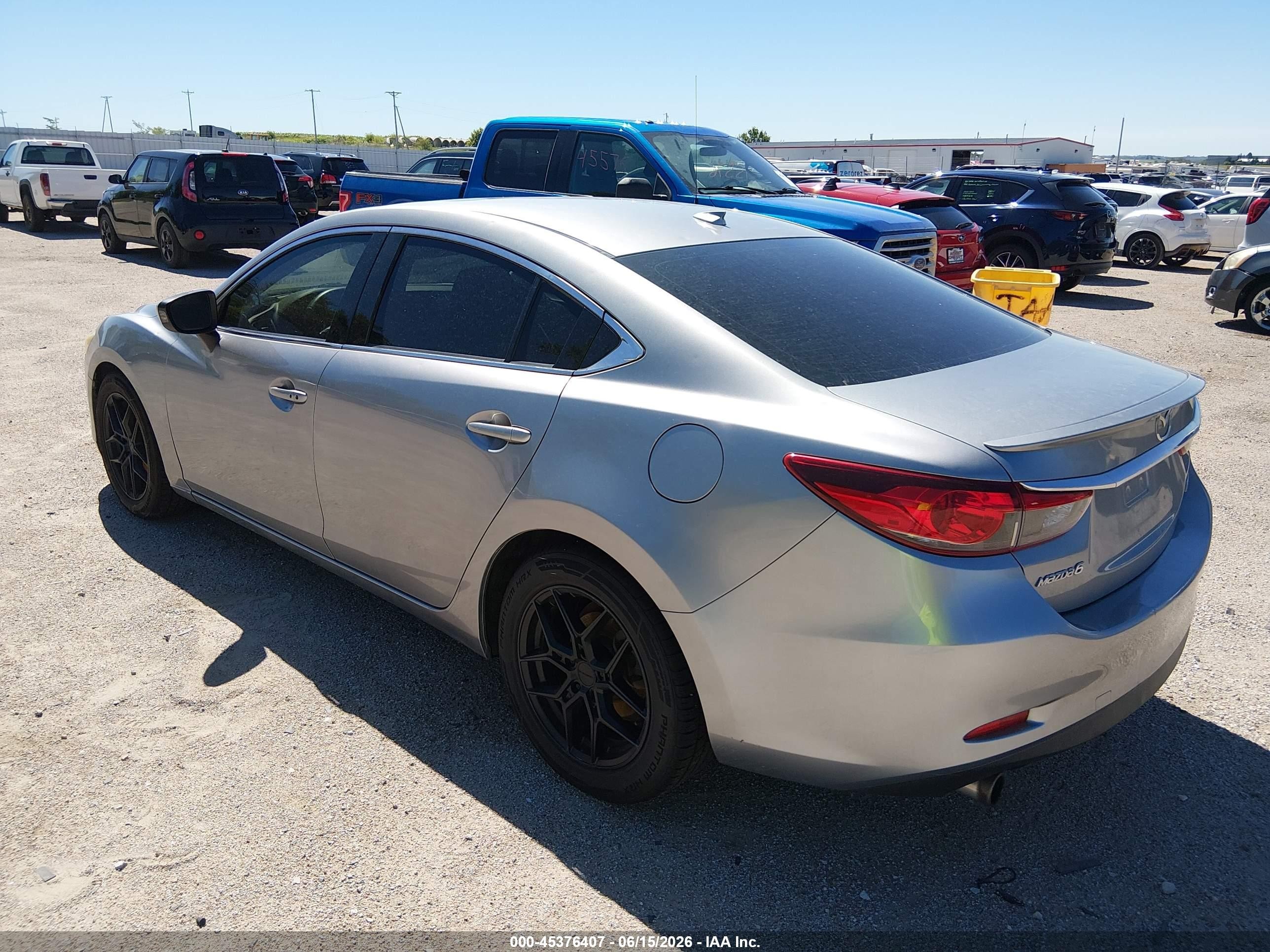 2014 Mazda Mazda6 I Grand Touring Silver vin: JM1GJ1W69E1129711