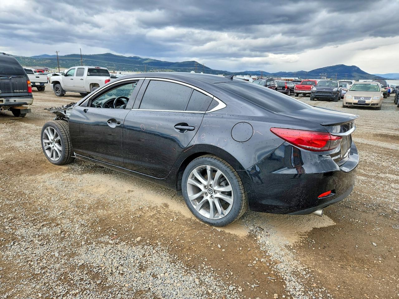 2014 Mazda 6 Grand Touring Black vin: JM1GJ1W69E1130454