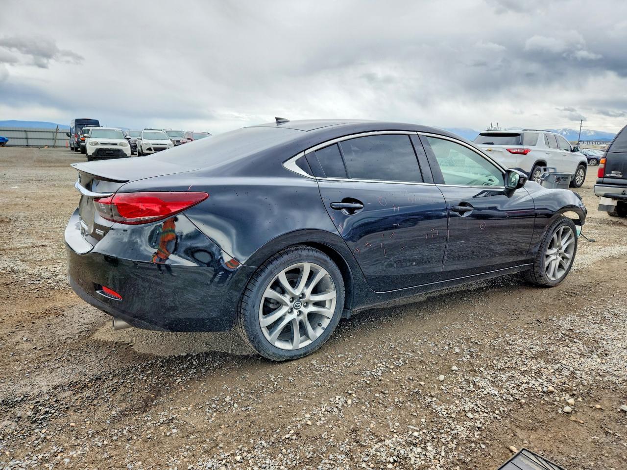 2014 Mazda 6 Grand Touring Black vin: JM1GJ1W69E1130454