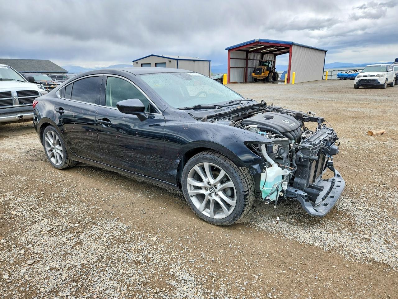 2014 Mazda 6 Grand Touring Black vin: JM1GJ1W69E1130454