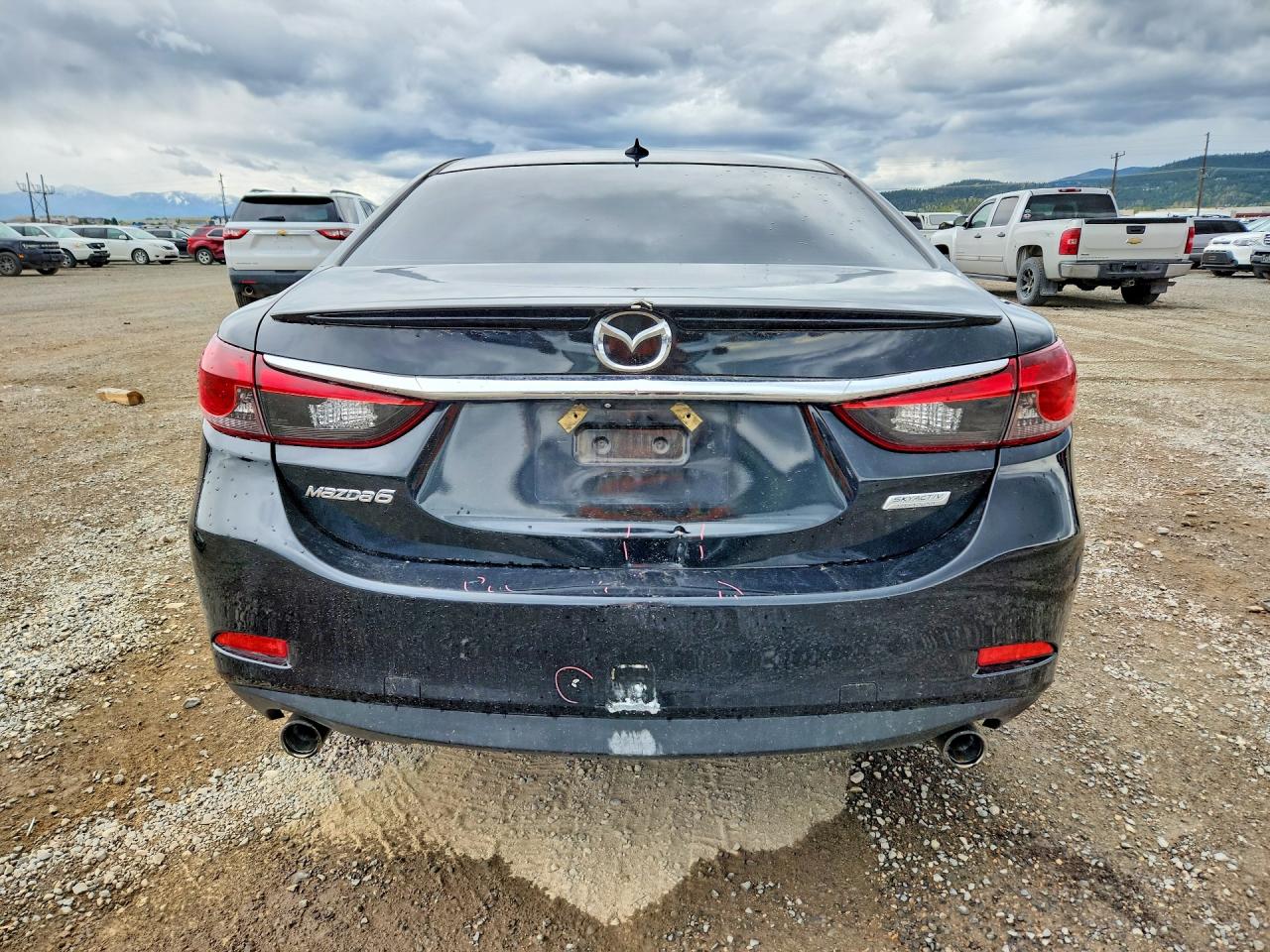 2014 Mazda 6 Grand Touring Black vin: JM1GJ1W69E1130454