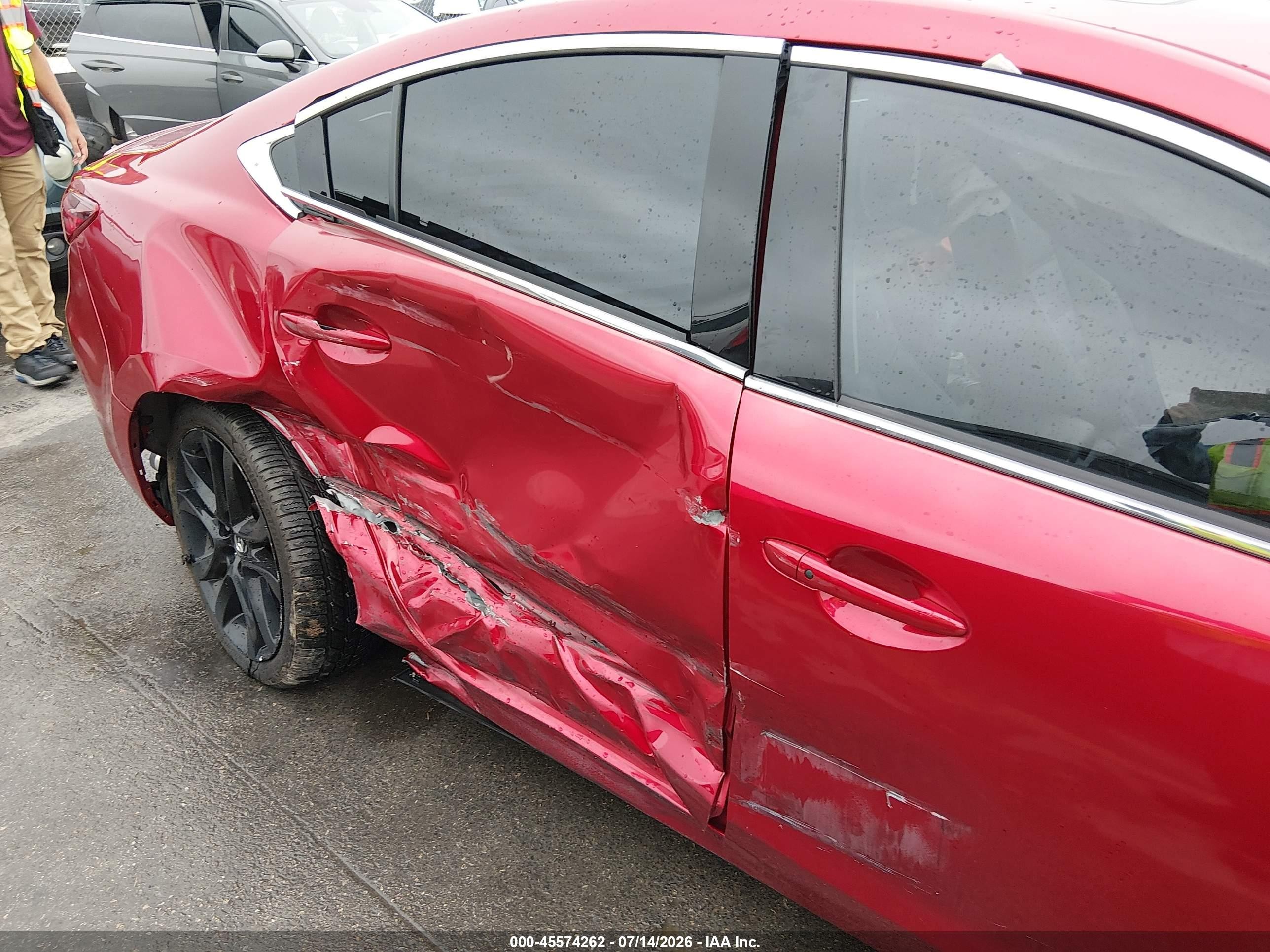 2014 Mazda Mazda6 I Grand Touring Red vin: JM1GJ1W69E1135203