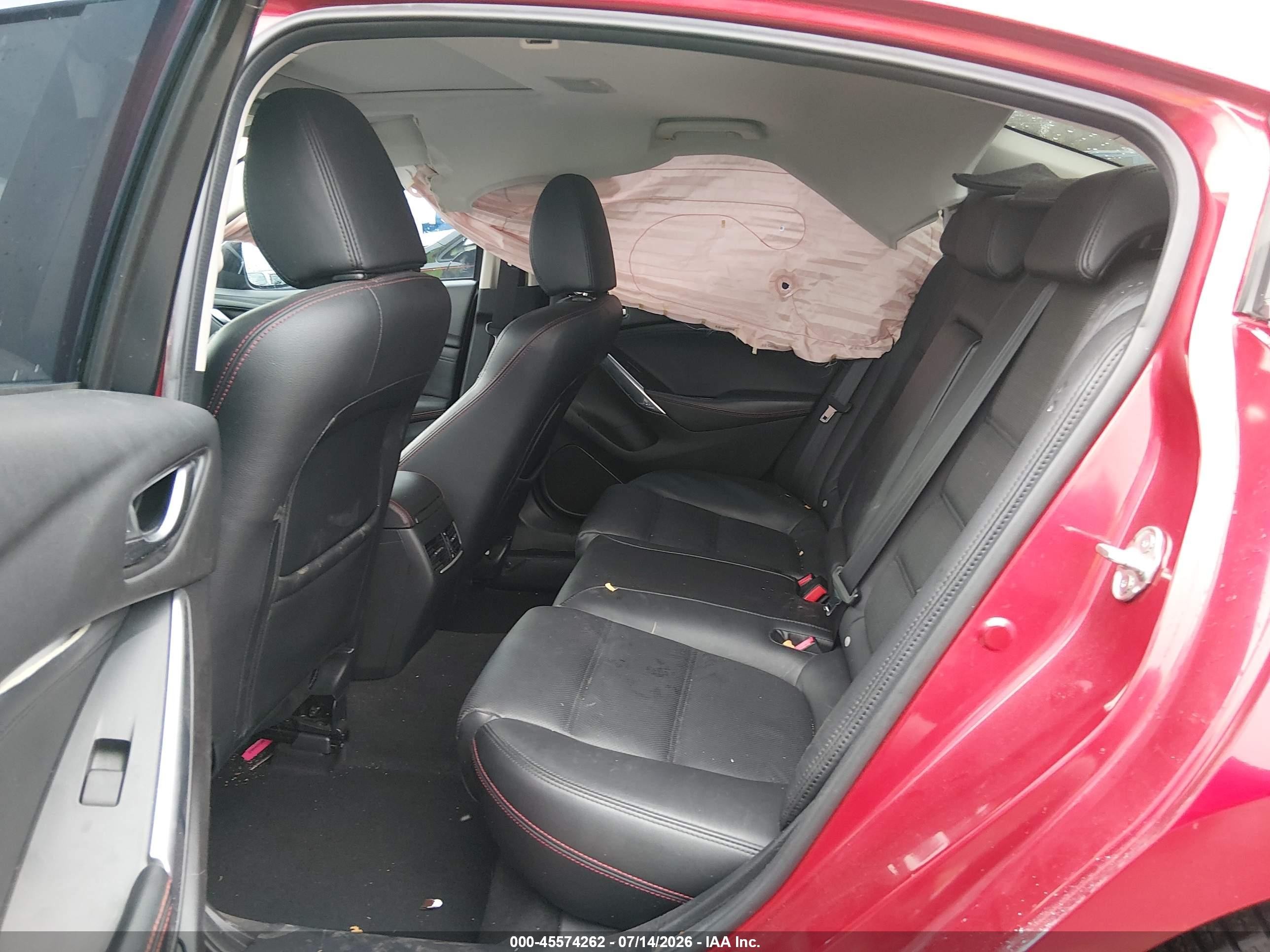 2014 Mazda Mazda6 I Grand Touring Red vin: JM1GJ1W69E1135203