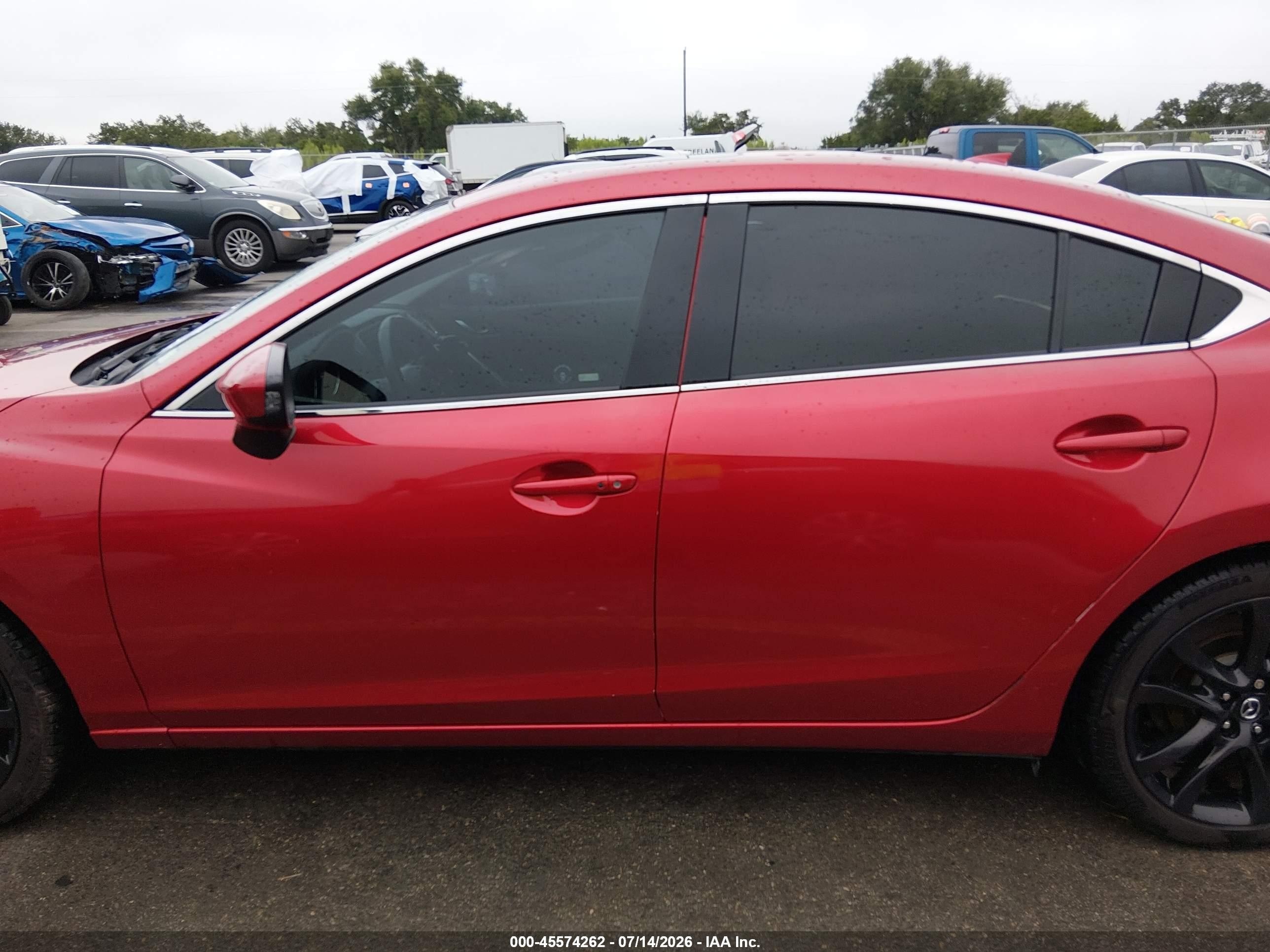 2014 Mazda Mazda6 I Grand Touring Red vin: JM1GJ1W69E1135203