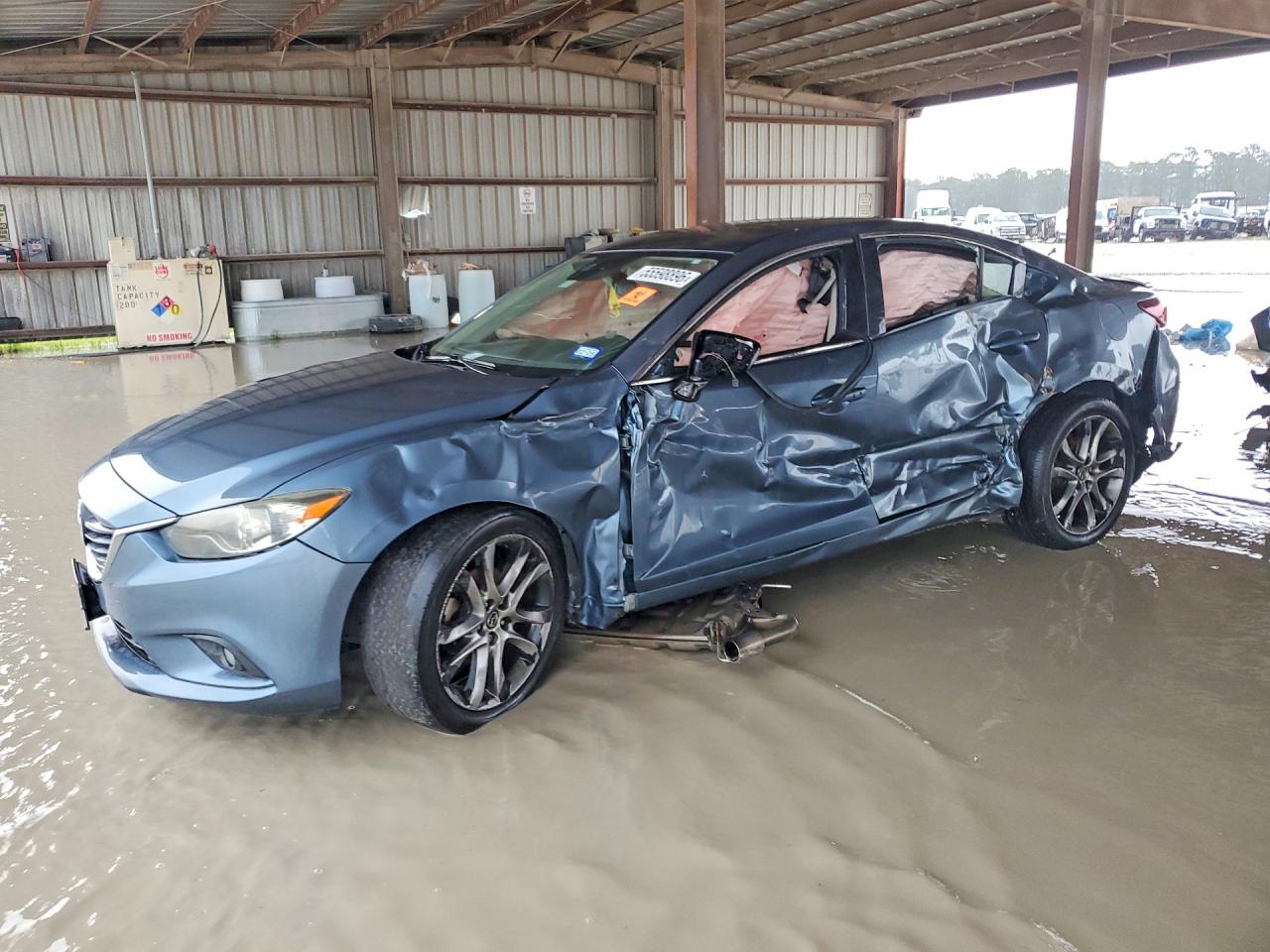 2014 Mazda 6 Grand Touring Blue vin: JM1GJ1W69E1160683