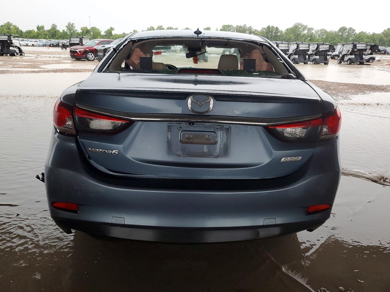 2014 Mazda 6 Grand Touring Blue vin: JM1GJ1W69E1160683