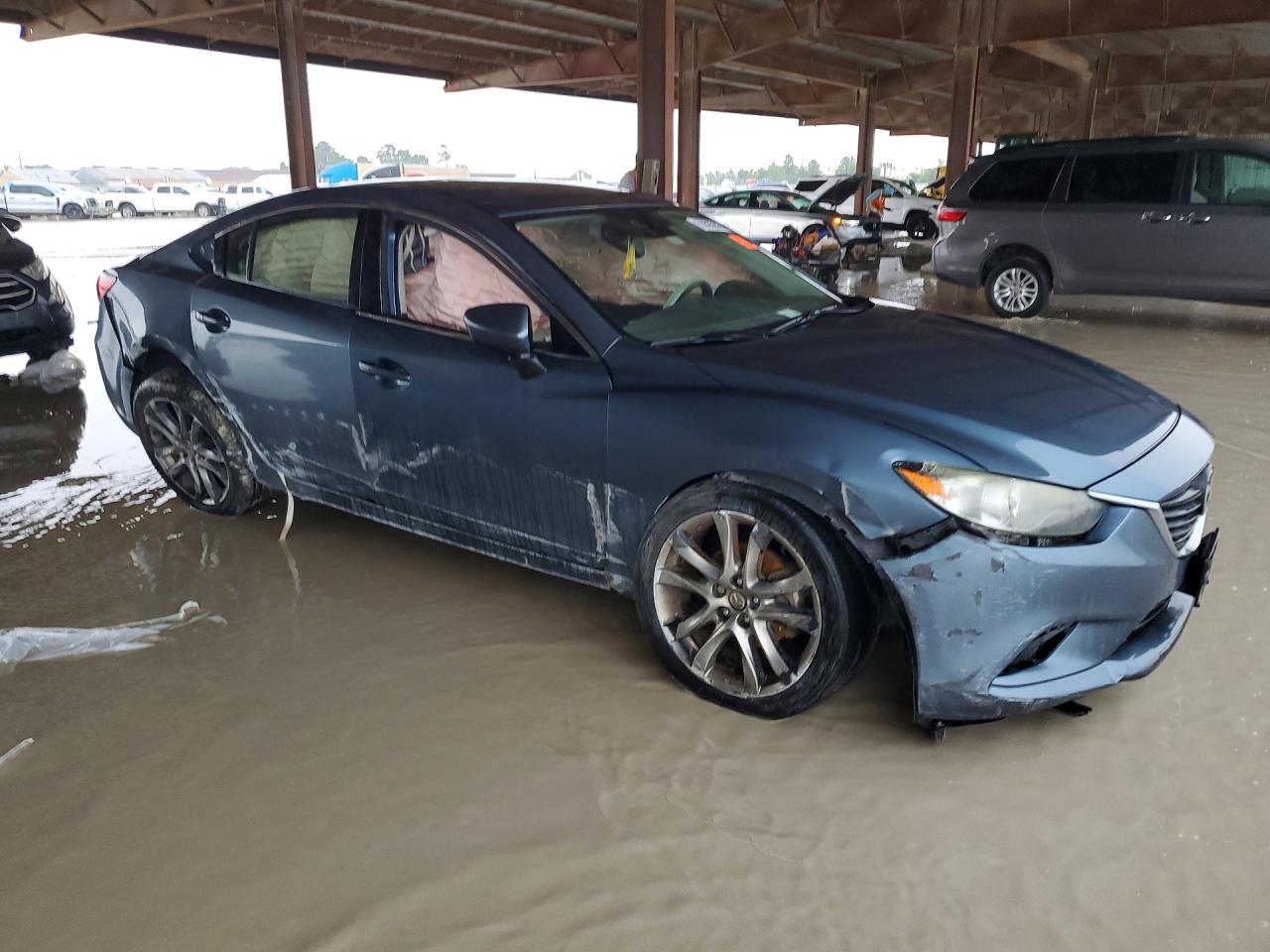 2014 Mazda 6 Grand Touring Blue vin: JM1GJ1W69E1160683