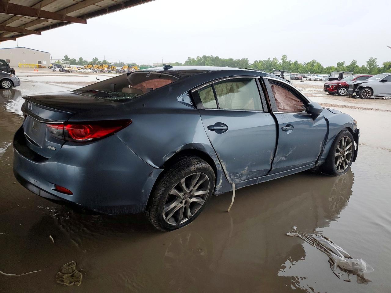 2014 Mazda 6 Grand Touring Blue vin: JM1GJ1W69E1160683