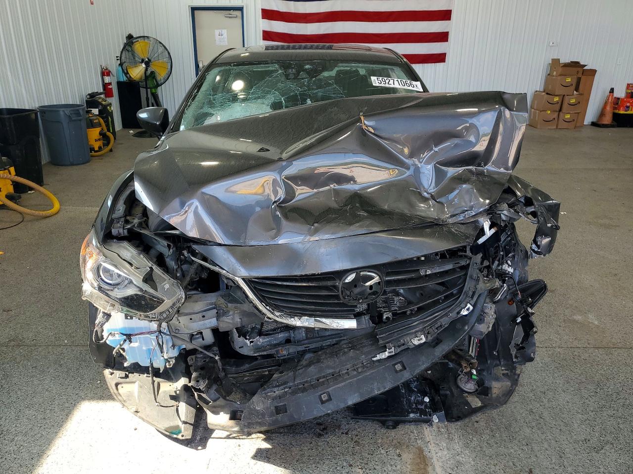 2015 Mazda 6 Grand Touring Gray vin: JM1GJ1W69F1165383