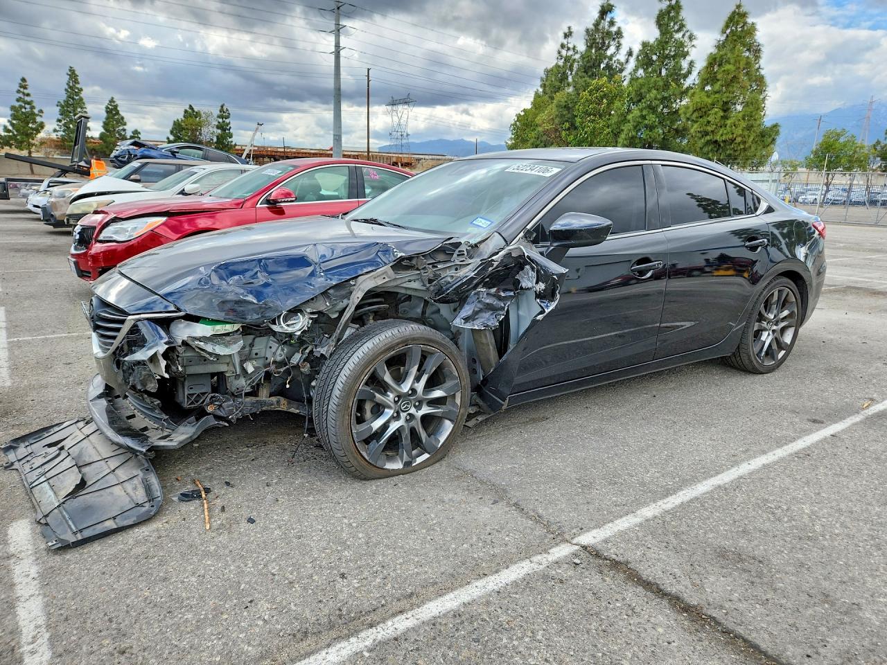 2014 Mazda 6 Grand Touring Black vin: JM1GJ1W6XE1121682