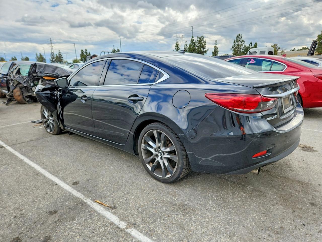 2014 Mazda 6 Grand Touring Black vin: JM1GJ1W6XE1121682
