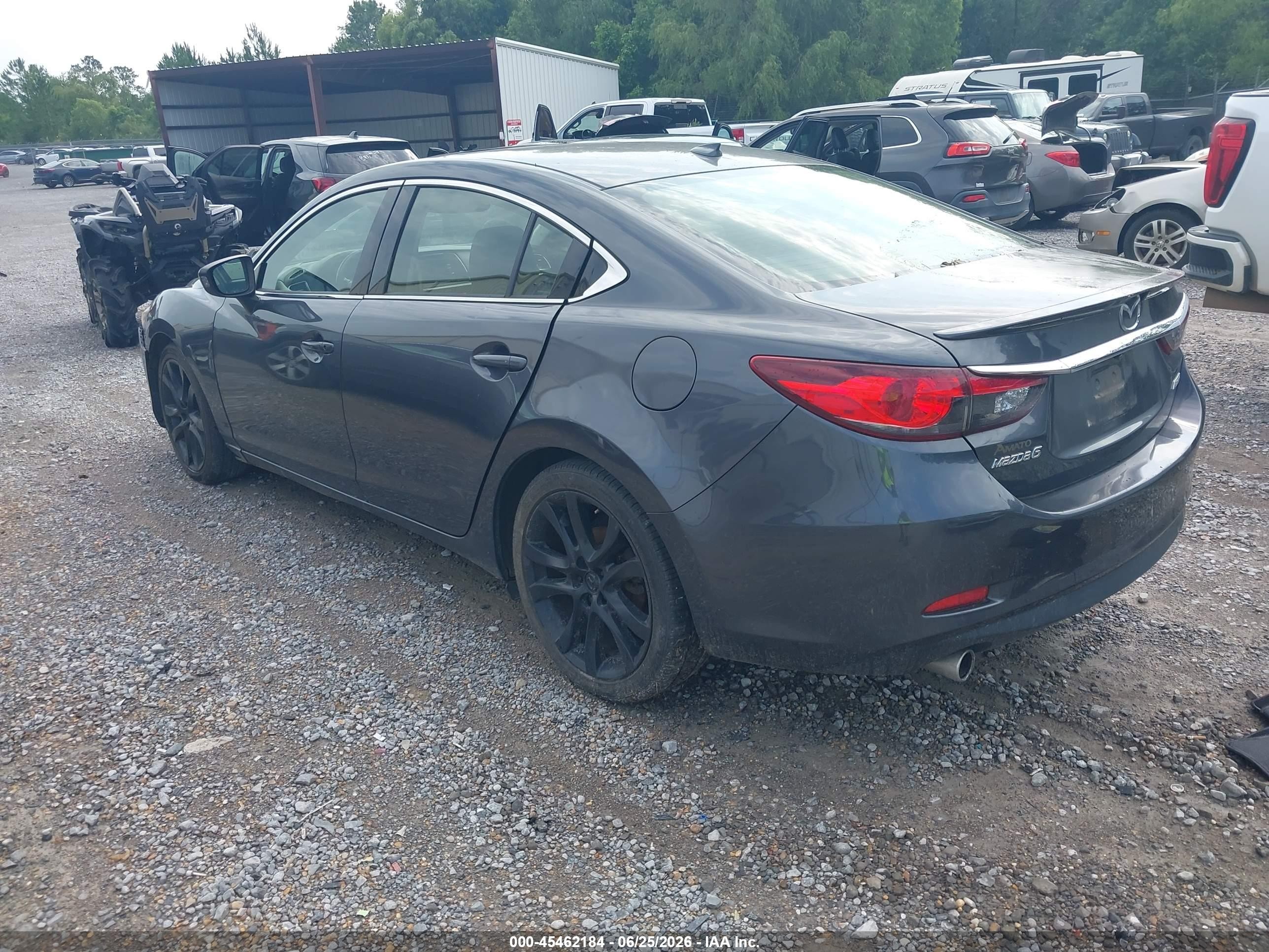 2014 Mazda Mazda6 I Grand Touring Gray vin: JM1GJ1W6XE1123318