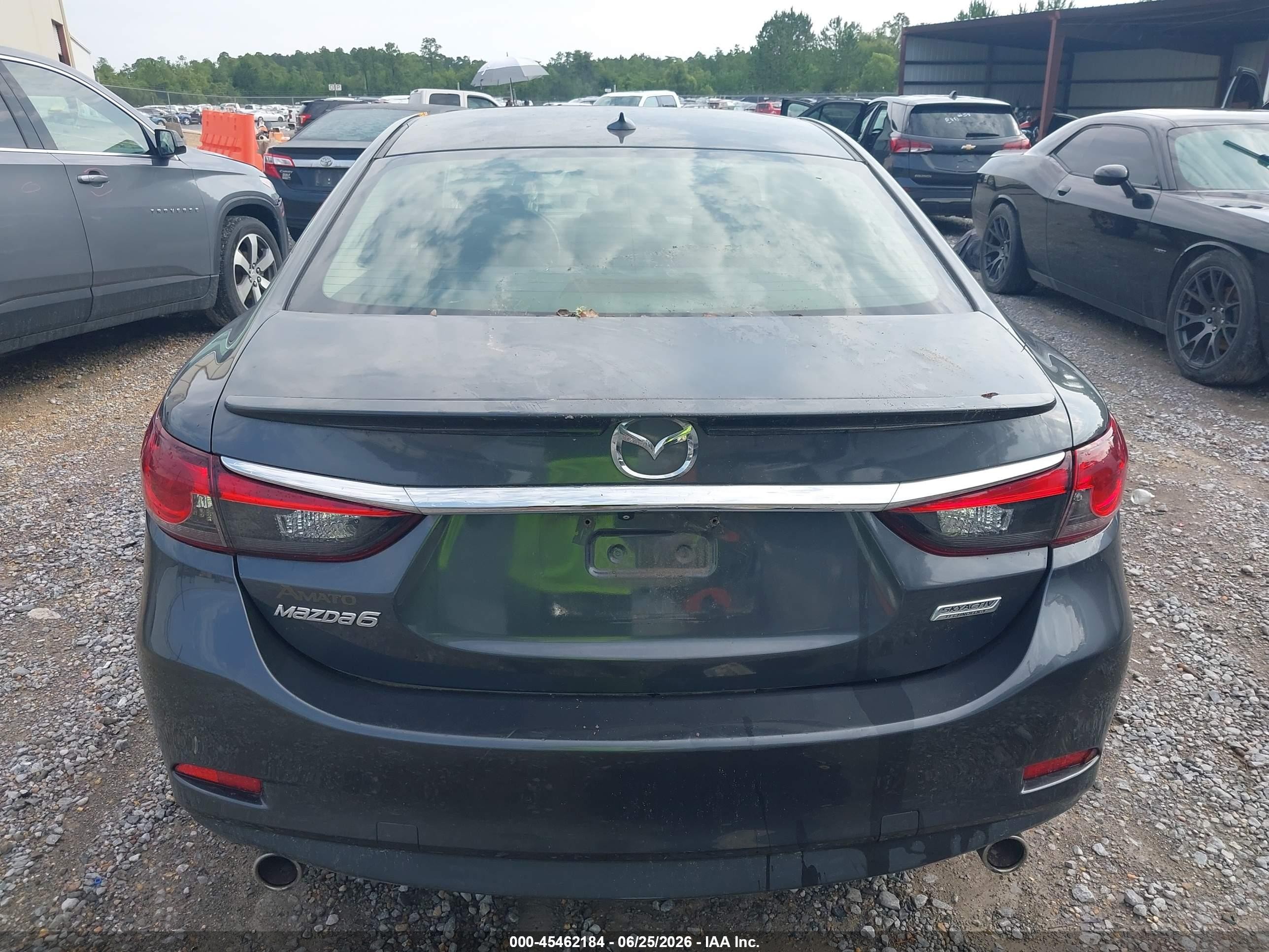 2014 Mazda Mazda6 I Grand Touring Gray vin: JM1GJ1W6XE1123318