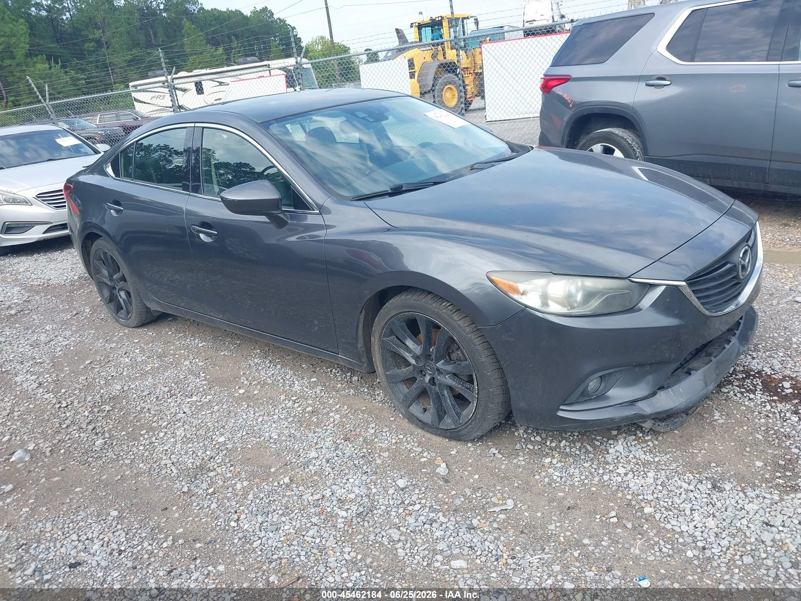 2014 Mazda Mazda6 I Grand Touring Gray vin: JM1GJ1W6XE1123318
