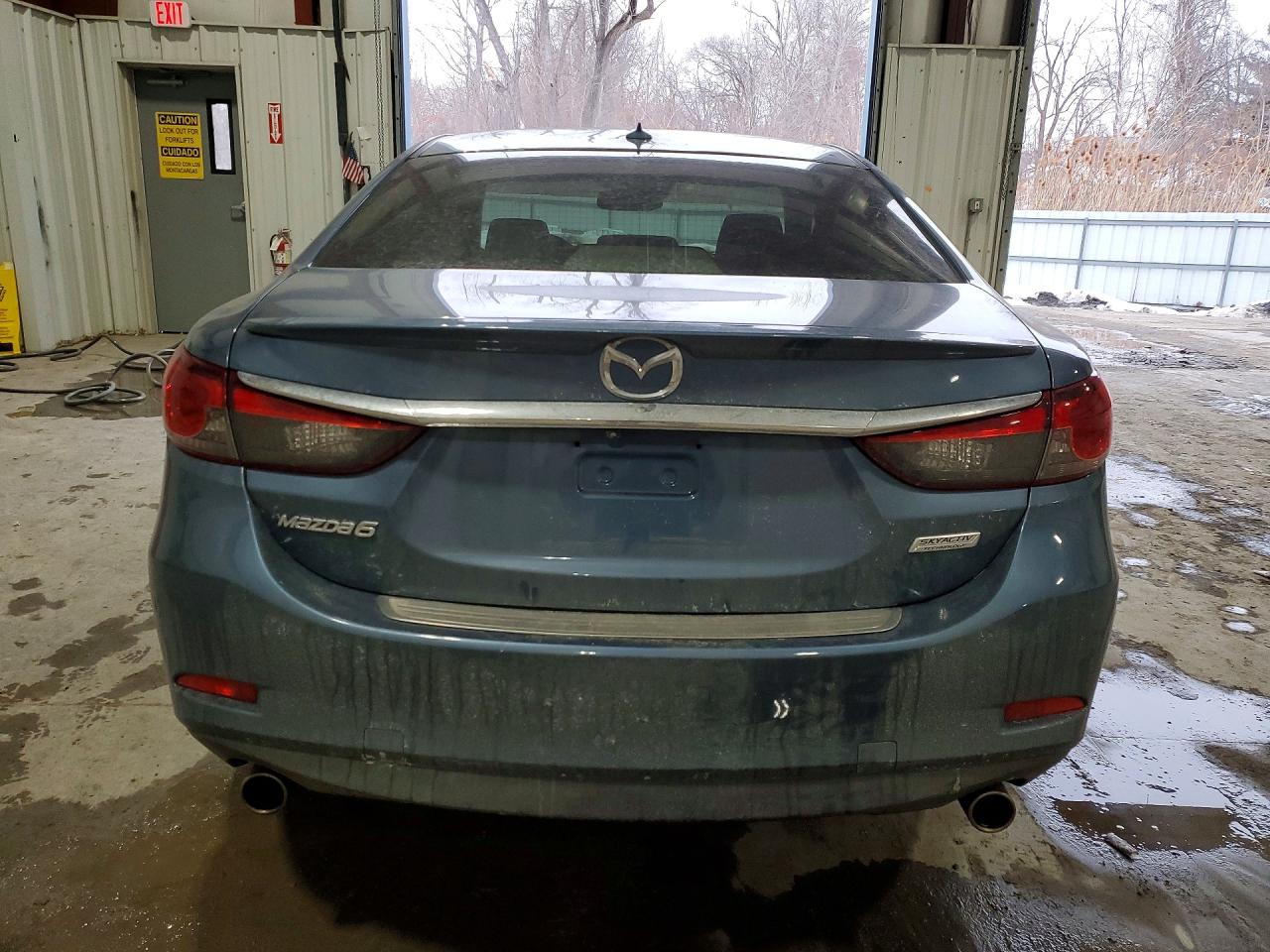2014 Mazda 6 Grand Touring Blue vin: JM1GJ1W6XE1127708