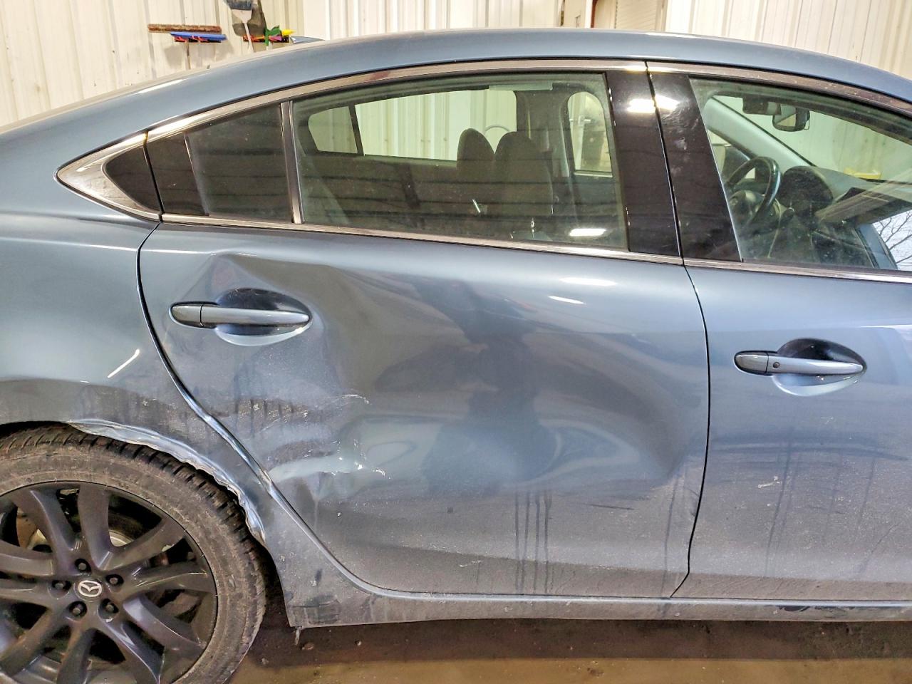 2014 Mazda 6 Grand Touring Blue vin: JM1GJ1W6XE1127708