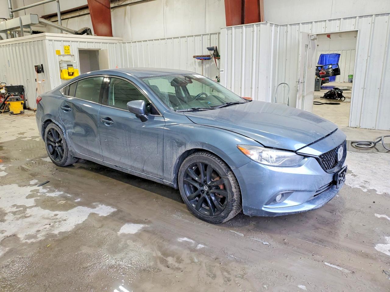 2014 Mazda 6 Grand Touring Blue vin: JM1GJ1W6XE1127708