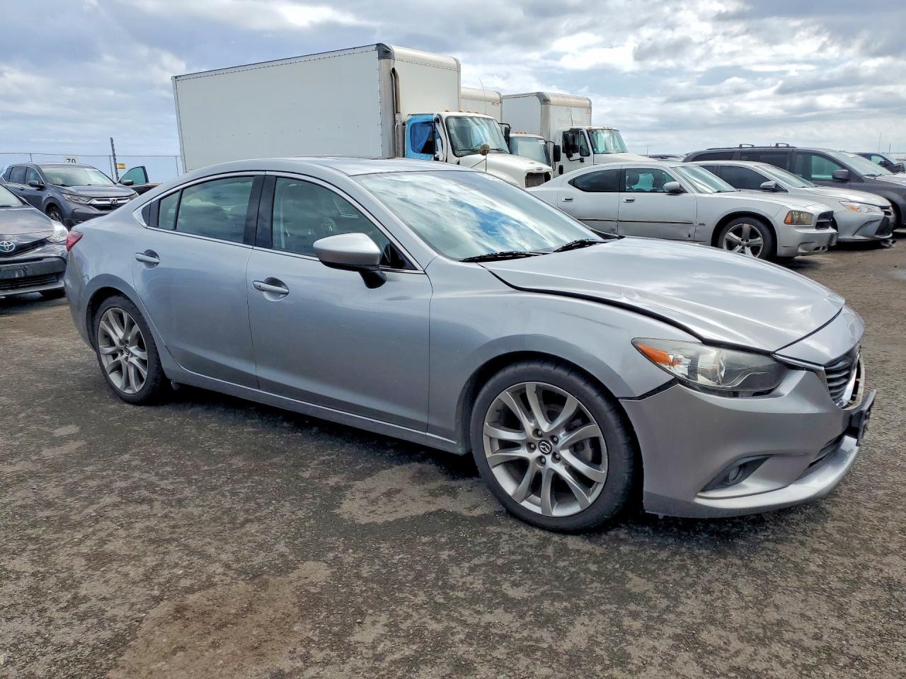 2014 Mazda 6 Grand Touring Серебряный vin: JM1GJ1W6XE1136716